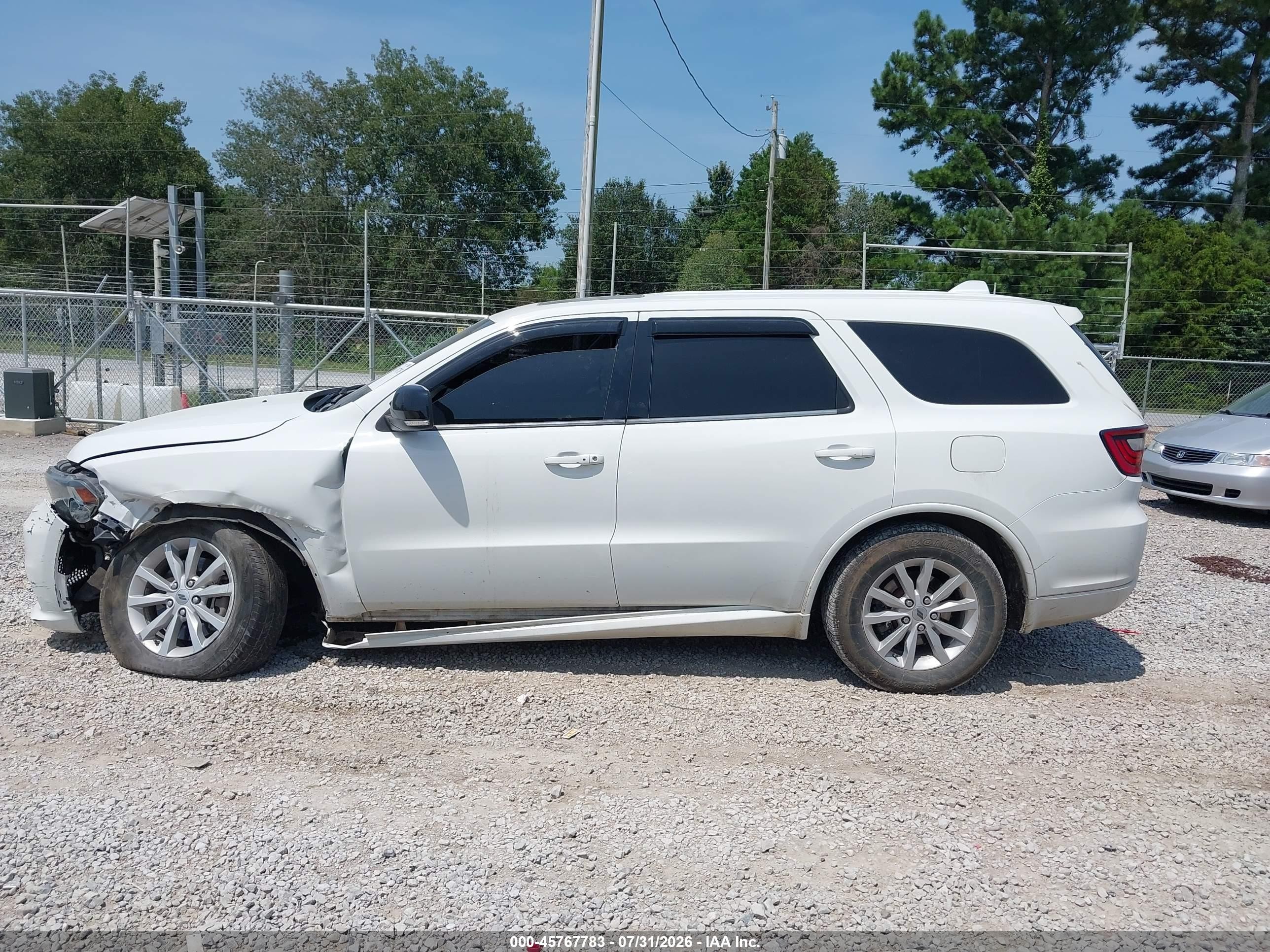 2015 Dodge Durango R/t White vin: 1C4SDJCT1FC881078