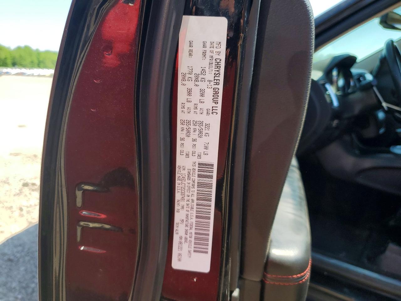 2013 Dodge Durango R Black vin: 1C4SDJCT2DC697491