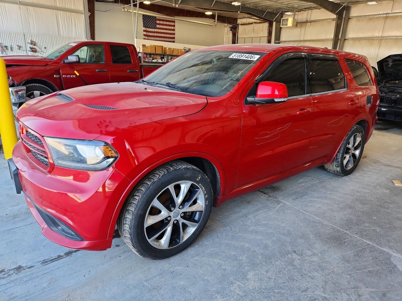 2014 Dodge Durango R Red vin: 1C4SDJCT2EC332830