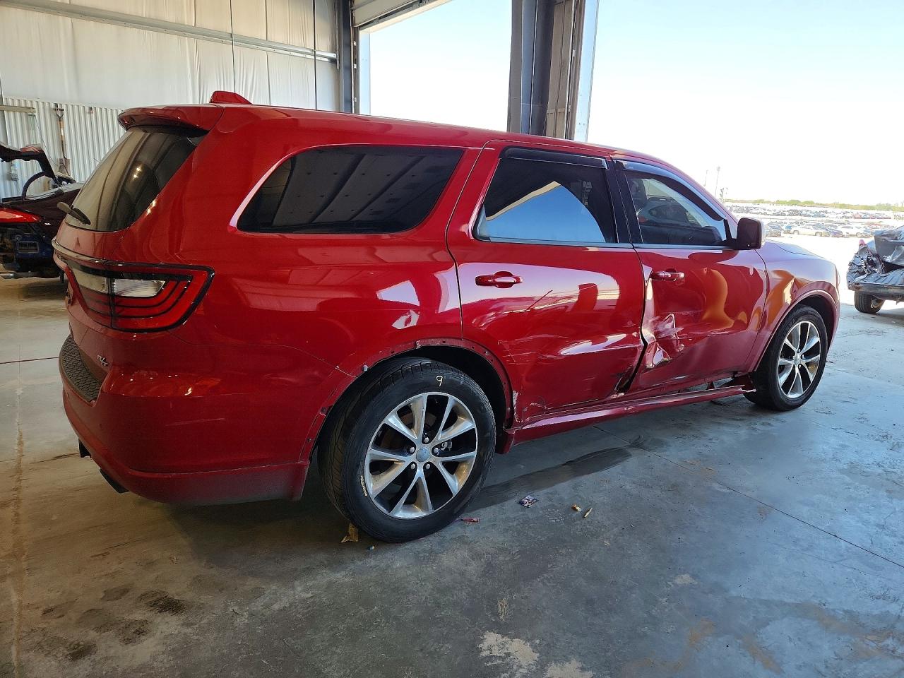2014 Dodge Durango R Red vin: 1C4SDJCT2EC332830