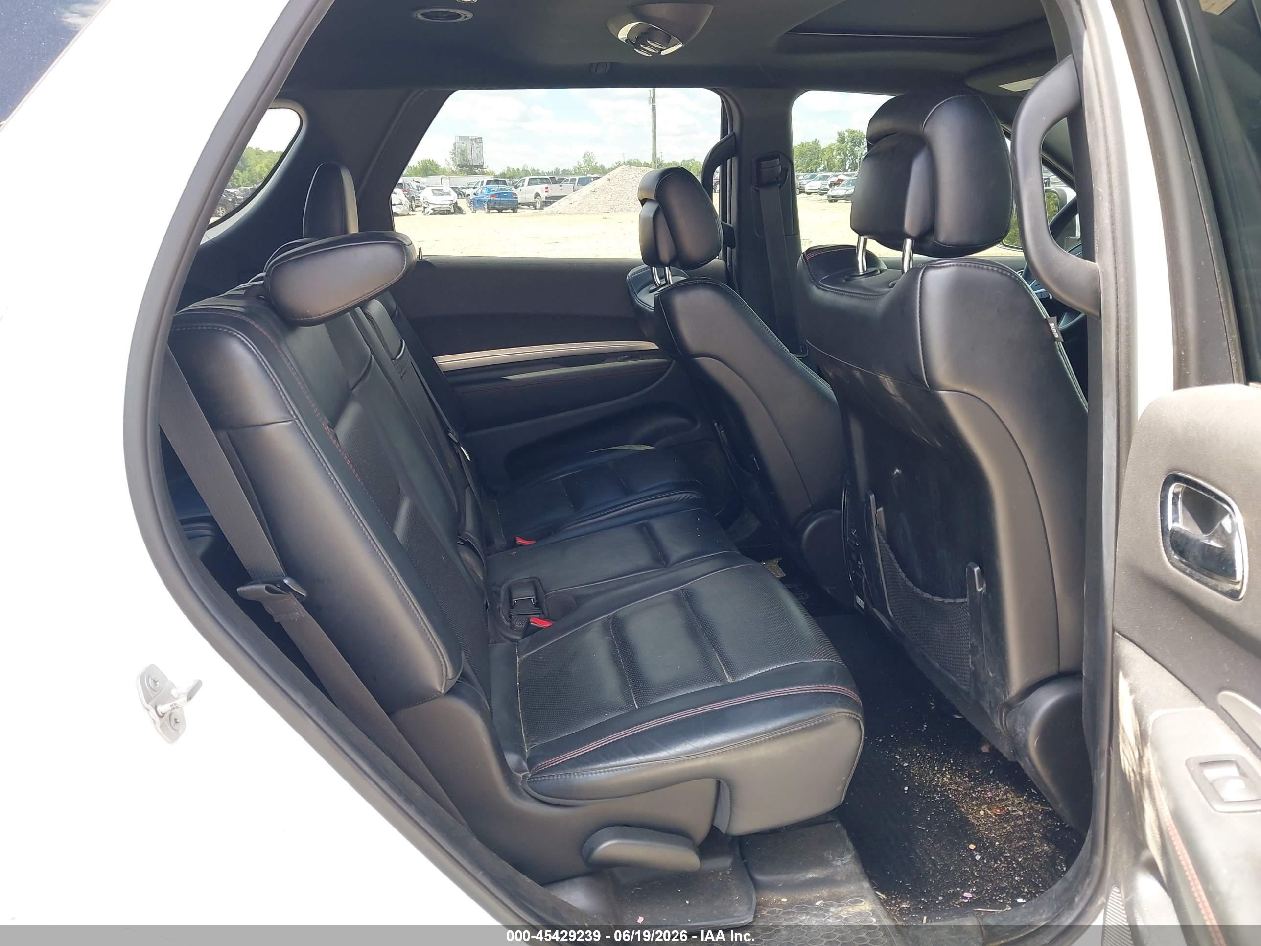 2014 Dodge Durango R/t White vin: 1C4SDJCT2EC597294