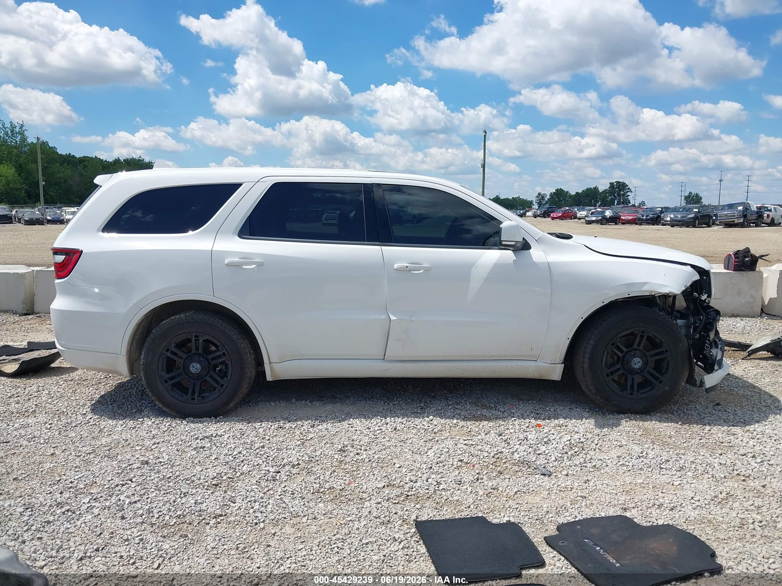 2014 Dodge Durango R/t White vin: 1C4SDJCT2EC597294