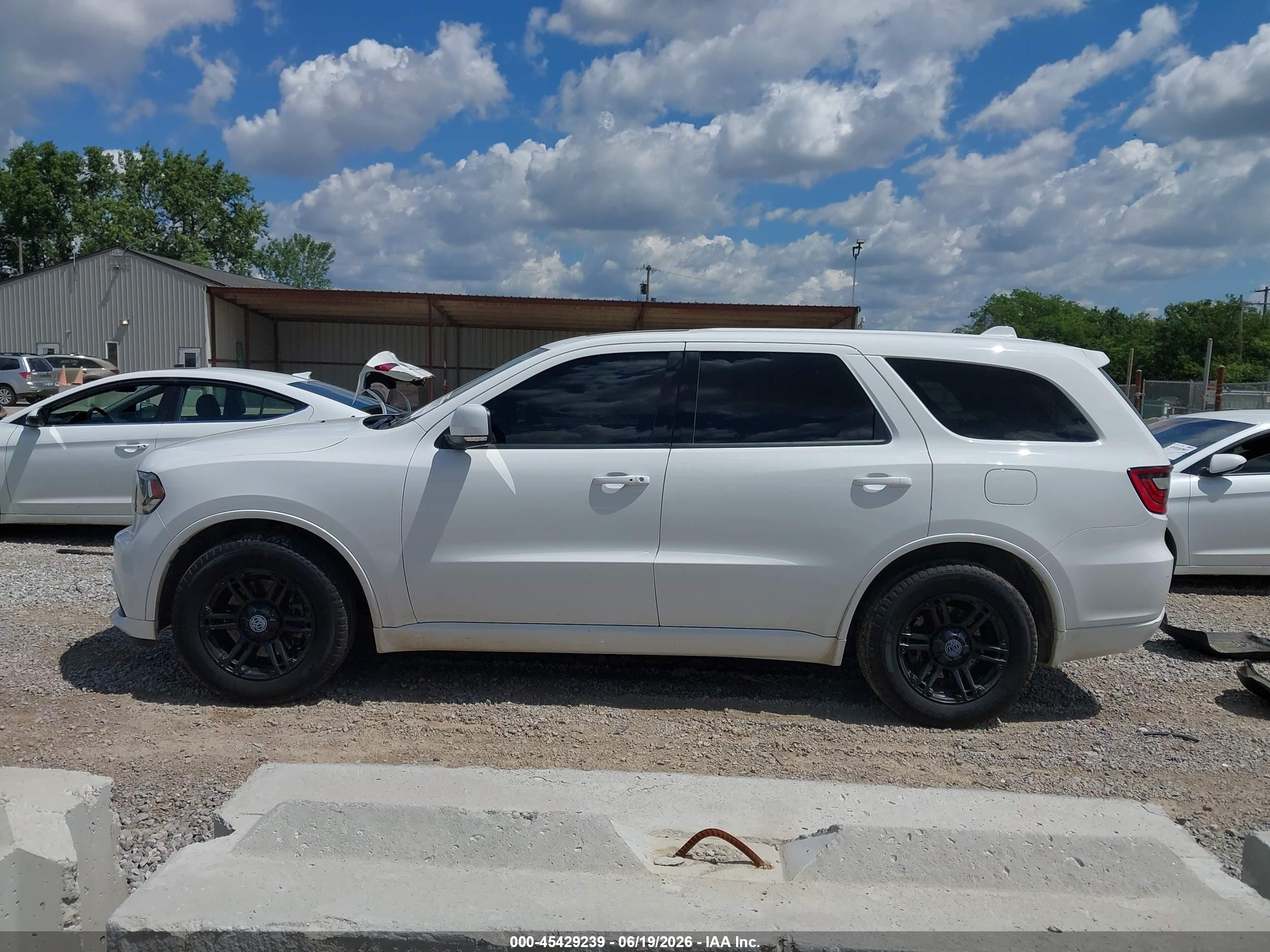 2014 Dodge Durango R/t White vin: 1C4SDJCT2EC597294