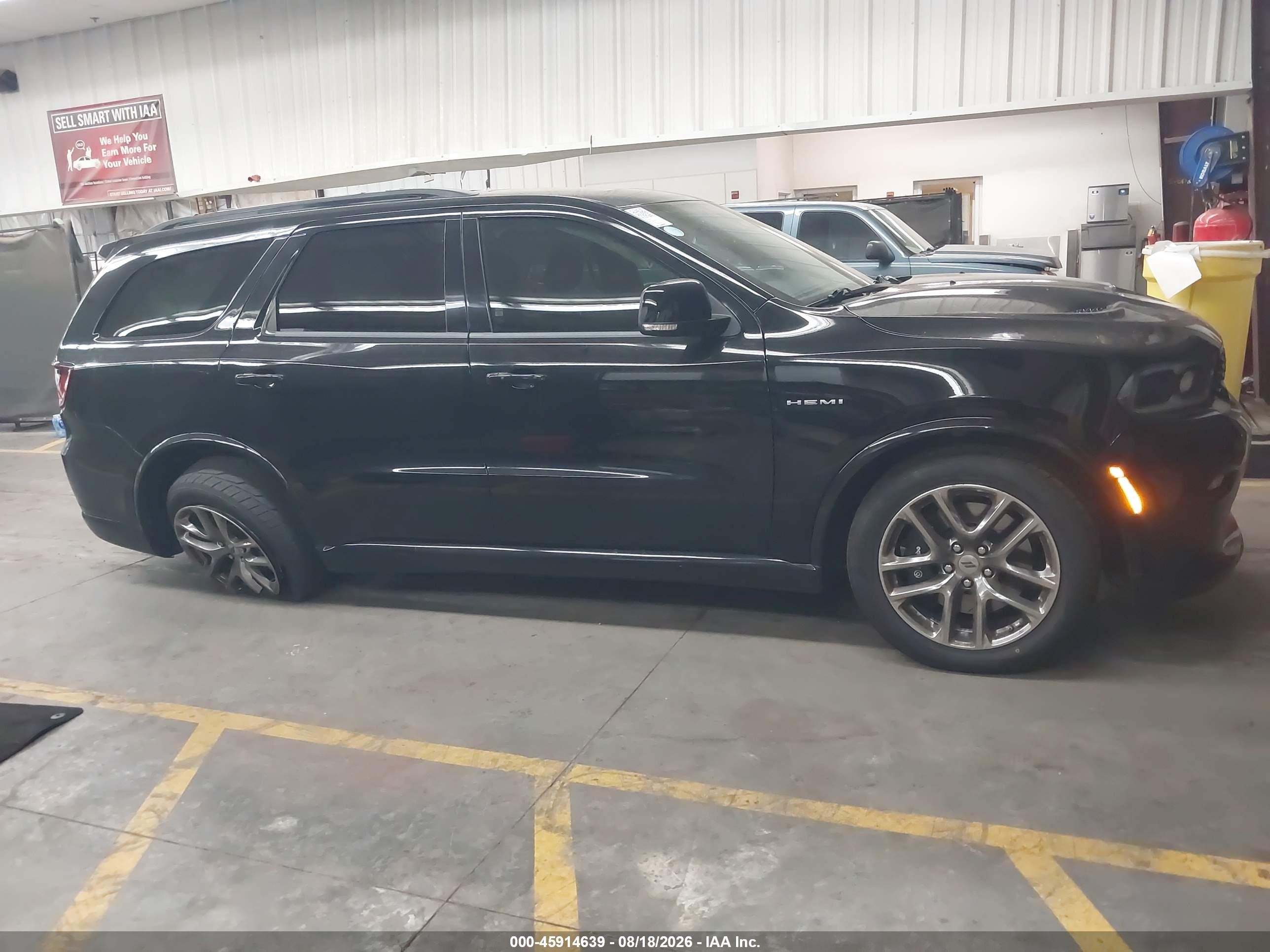 2022 Dodge Durango R/t Plus Awd Black vin: 1C4SDJCT2NC189250