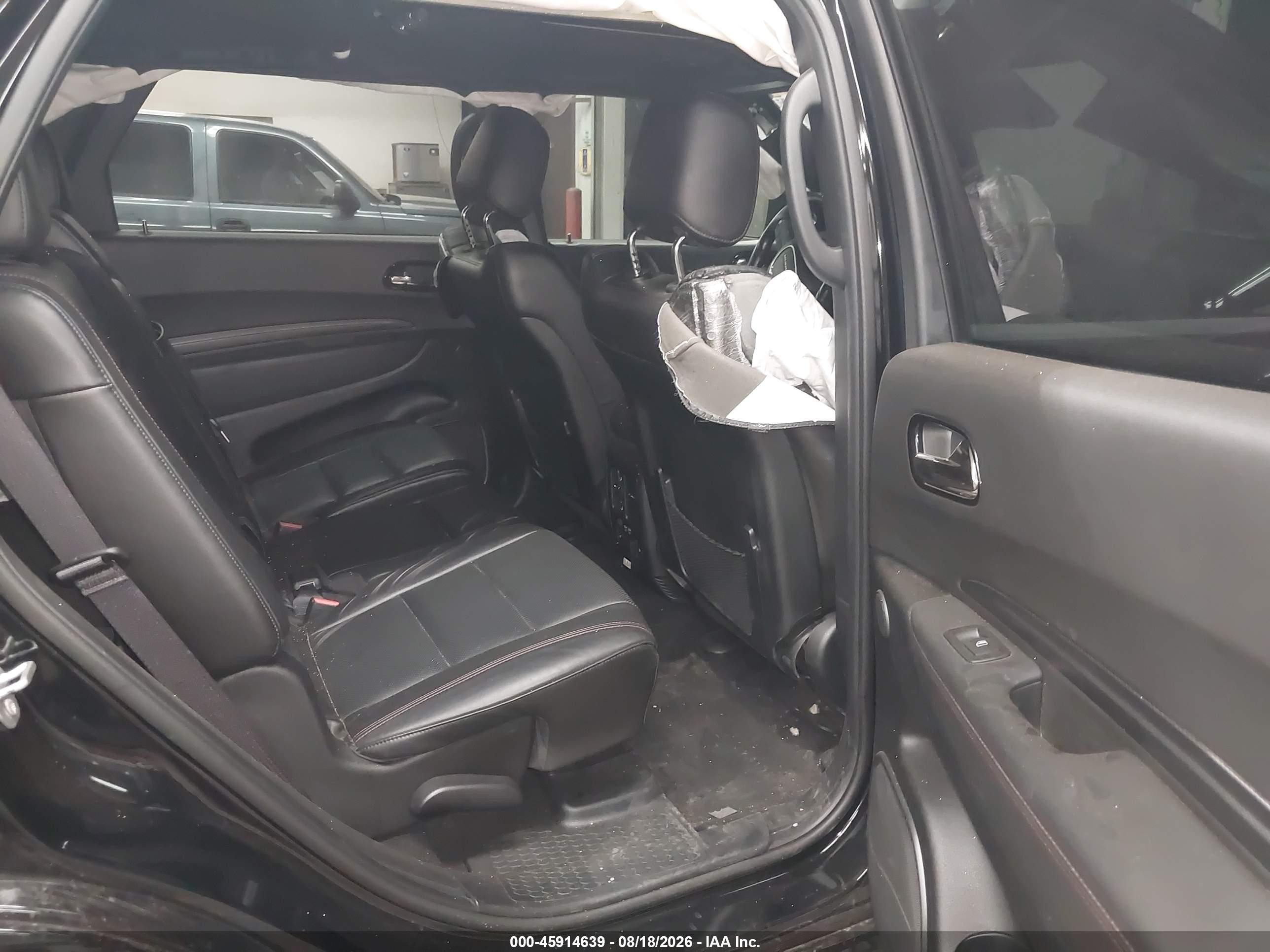 2022 Dodge Durango R/t Plus Awd Black vin: 1C4SDJCT2NC189250