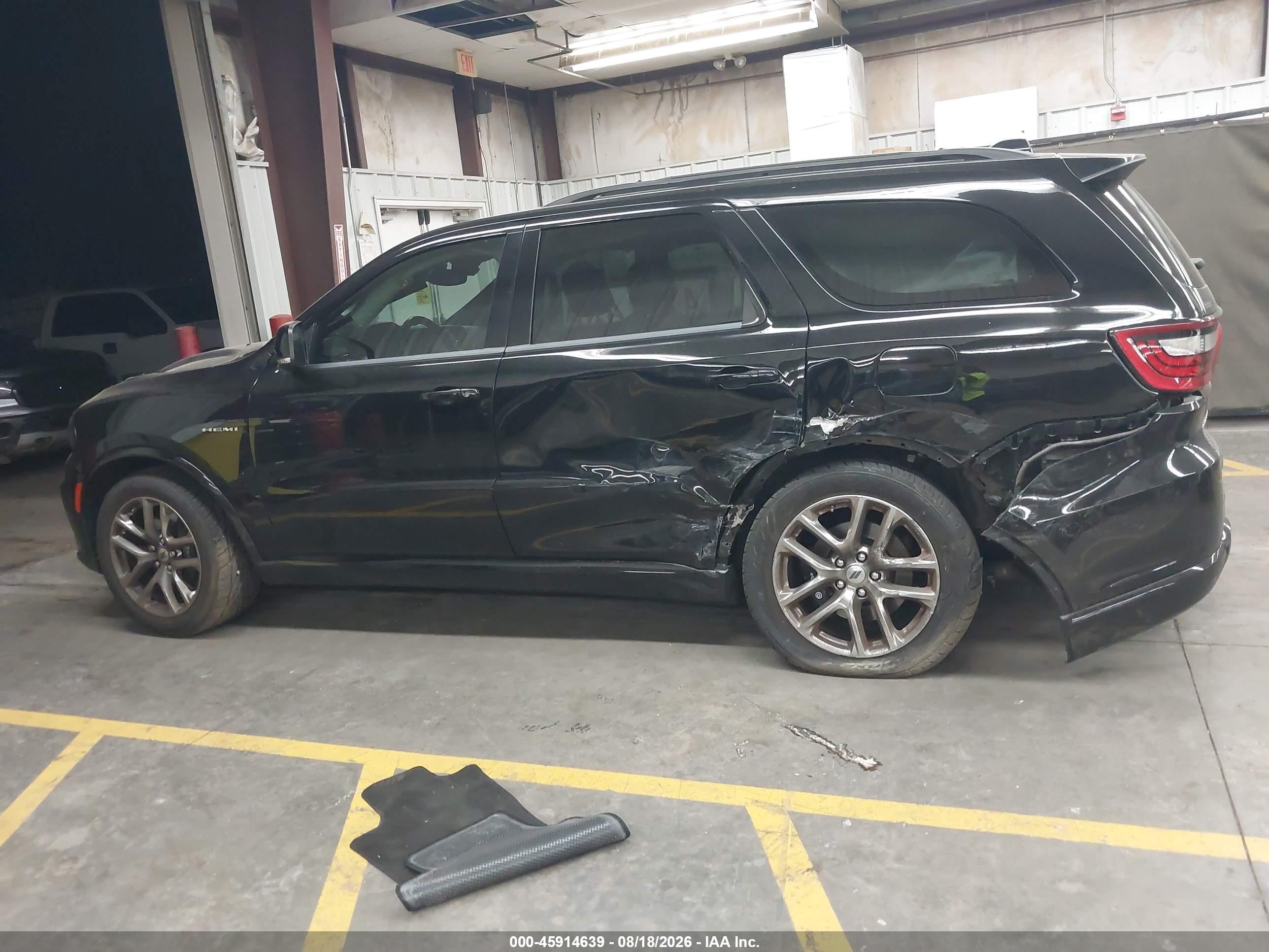 2022 Dodge Durango R/t Plus Awd Black vin: 1C4SDJCT2NC189250