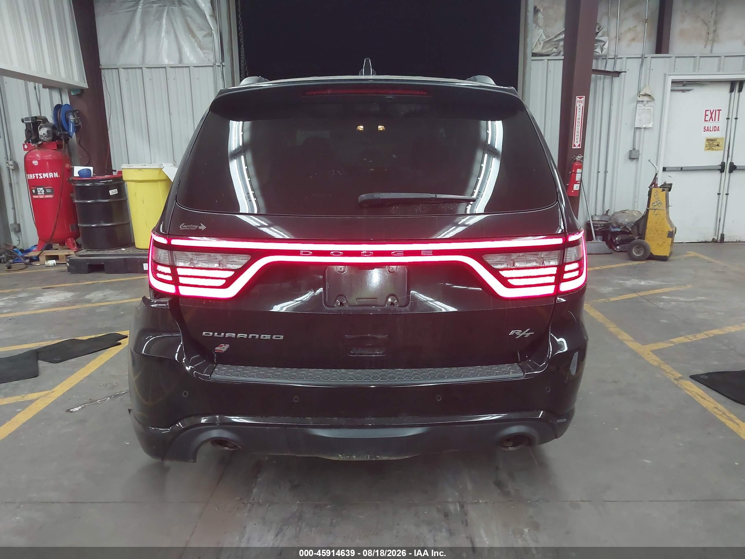 2022 Dodge Durango R/t Plus Awd Black vin: 1C4SDJCT2NC189250