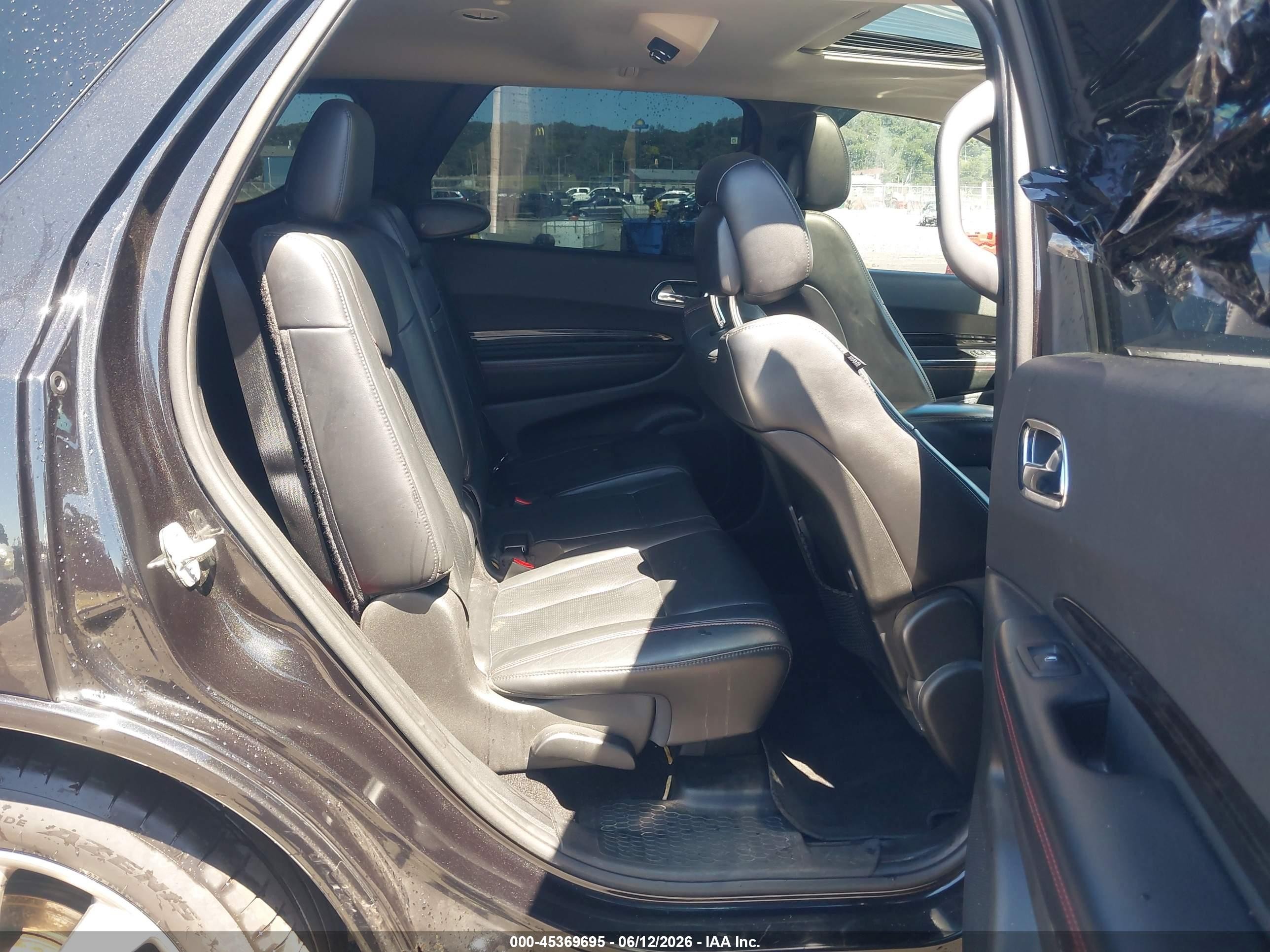 2012 Dodge Durango R/t Черный vin: 1C4SDJCT3CC138546