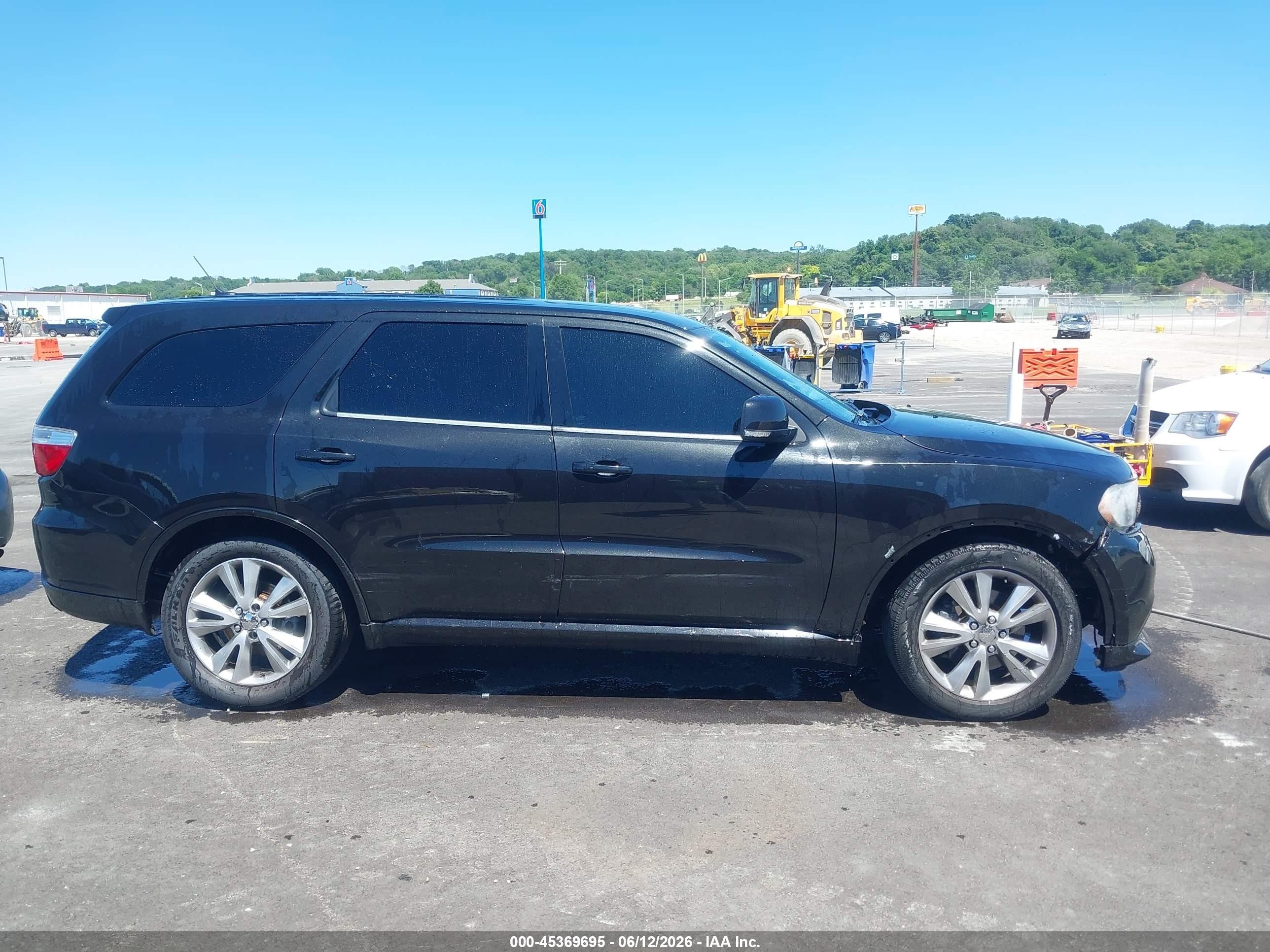 2012 Dodge Durango R/t Черный vin: 1C4SDJCT3CC138546