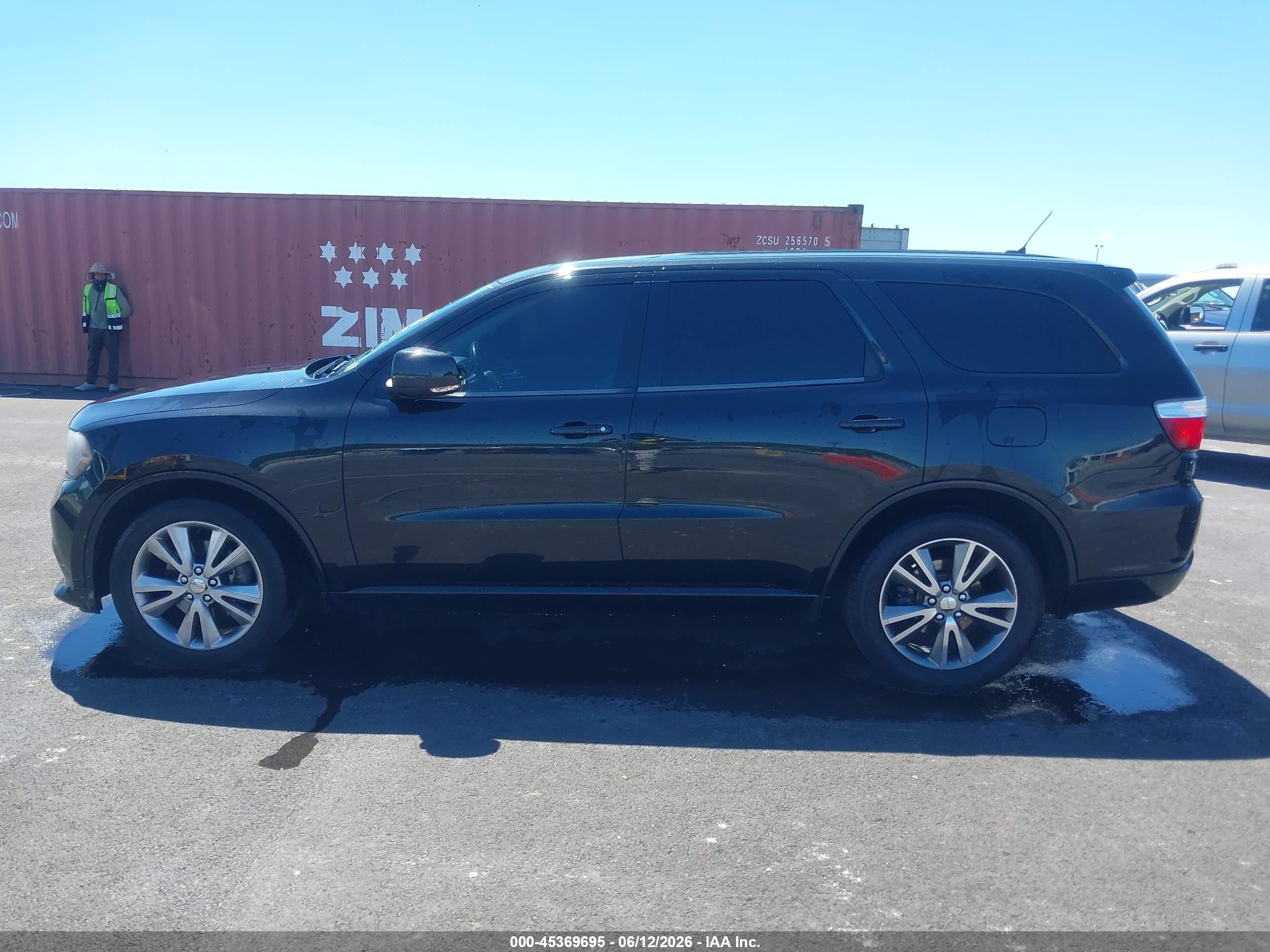2012 Dodge Durango R/t Черный vin: 1C4SDJCT3CC138546
