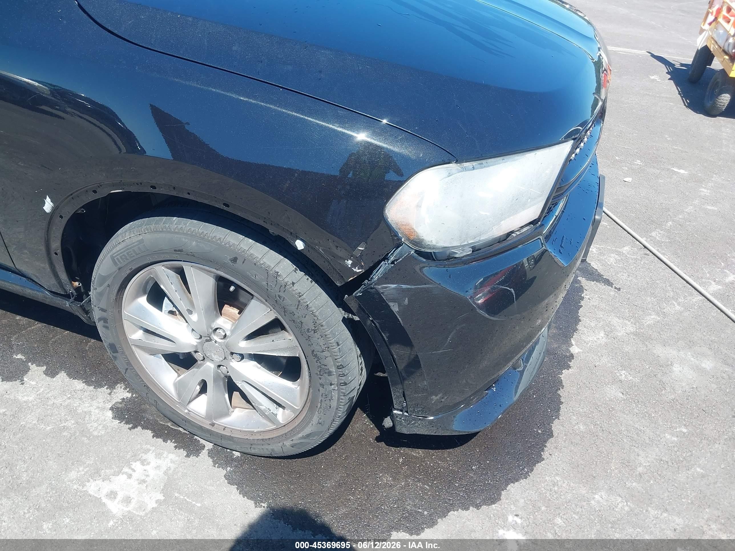 2012 Dodge Durango R/t Черный vin: 1C4SDJCT3CC138546
