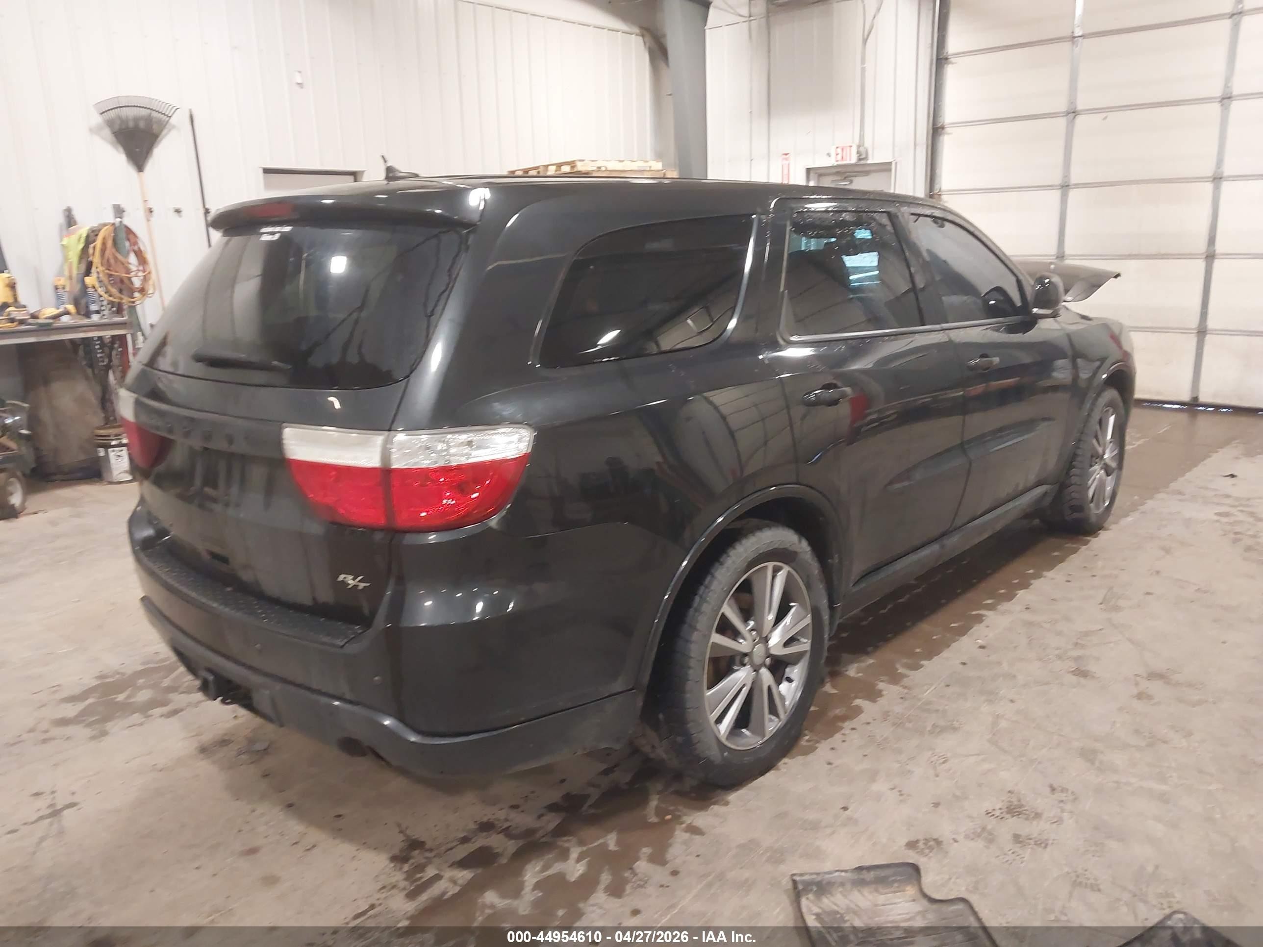 2013 Dodge Durango R/t Черный vin: 1C4SDJCT3DC651264