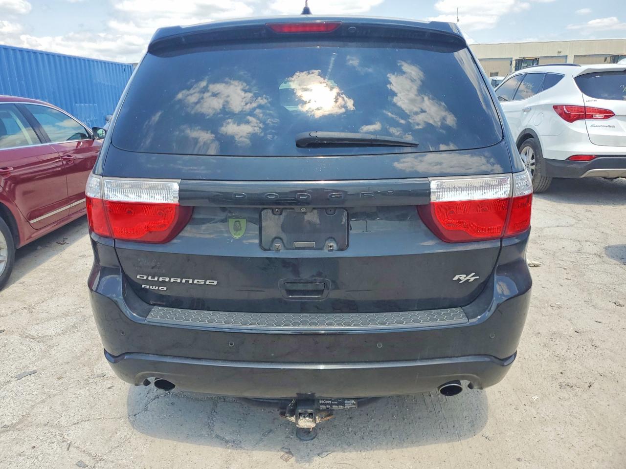 2013 Dodge Durango R/t Black vin: 1C4SDJCT3DC672714