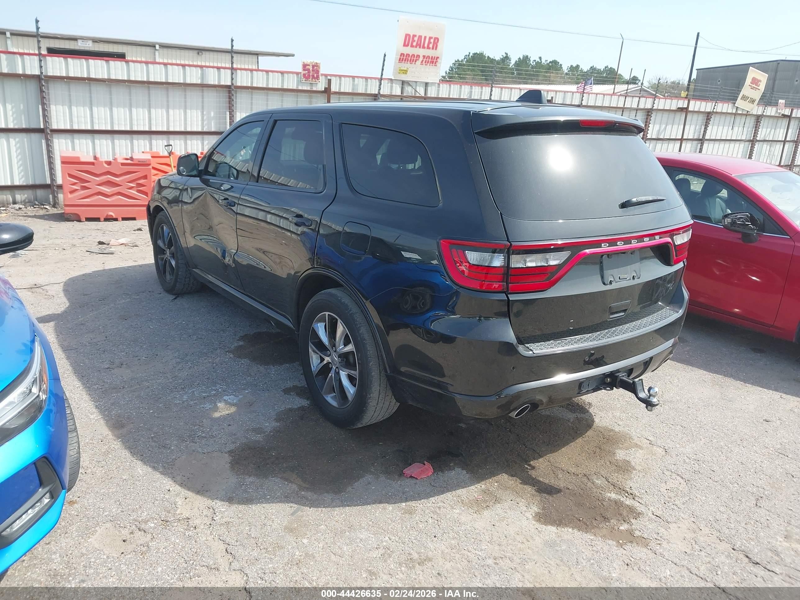 2014 Dodge Durango R/t Black vin: 1C4SDJCT3EC446254