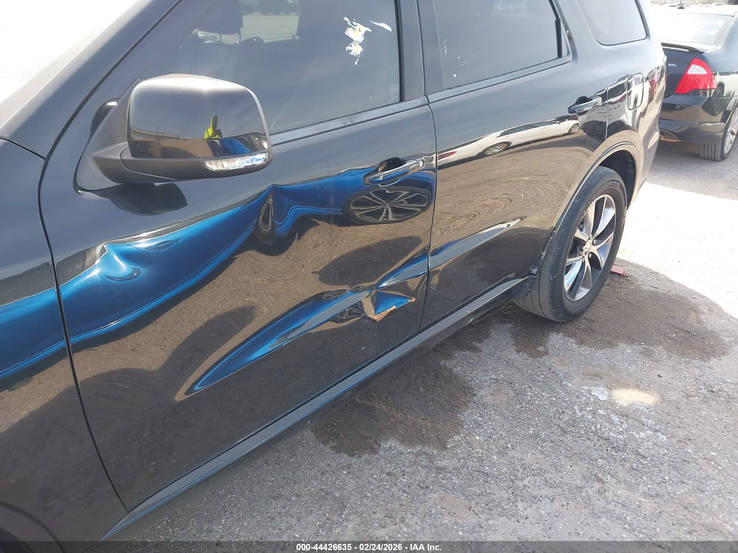 2014 Dodge Durango R/t Black vin: 1C4SDJCT3EC446254