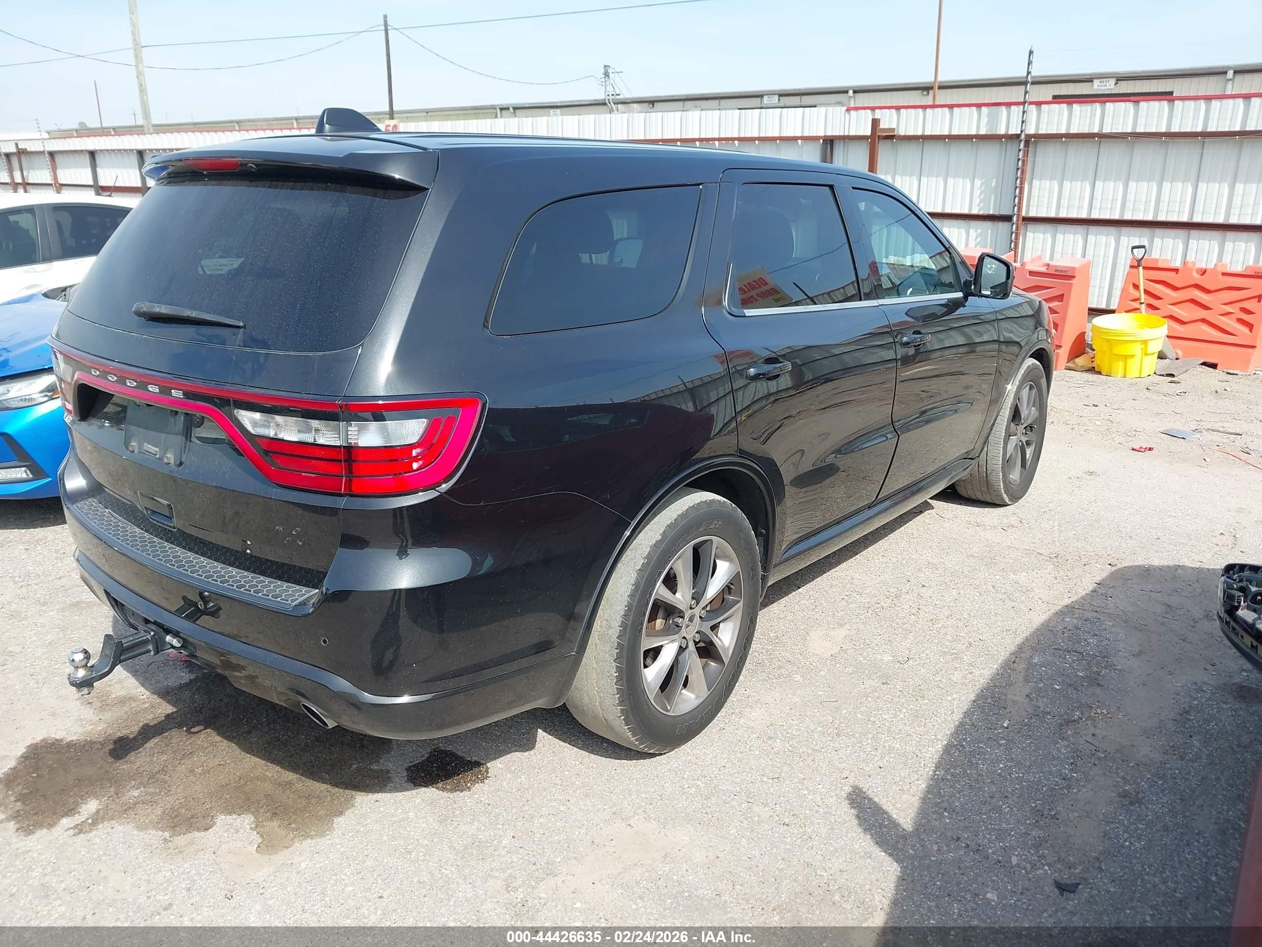 2014 Dodge Durango R/t Black vin: 1C4SDJCT3EC446254