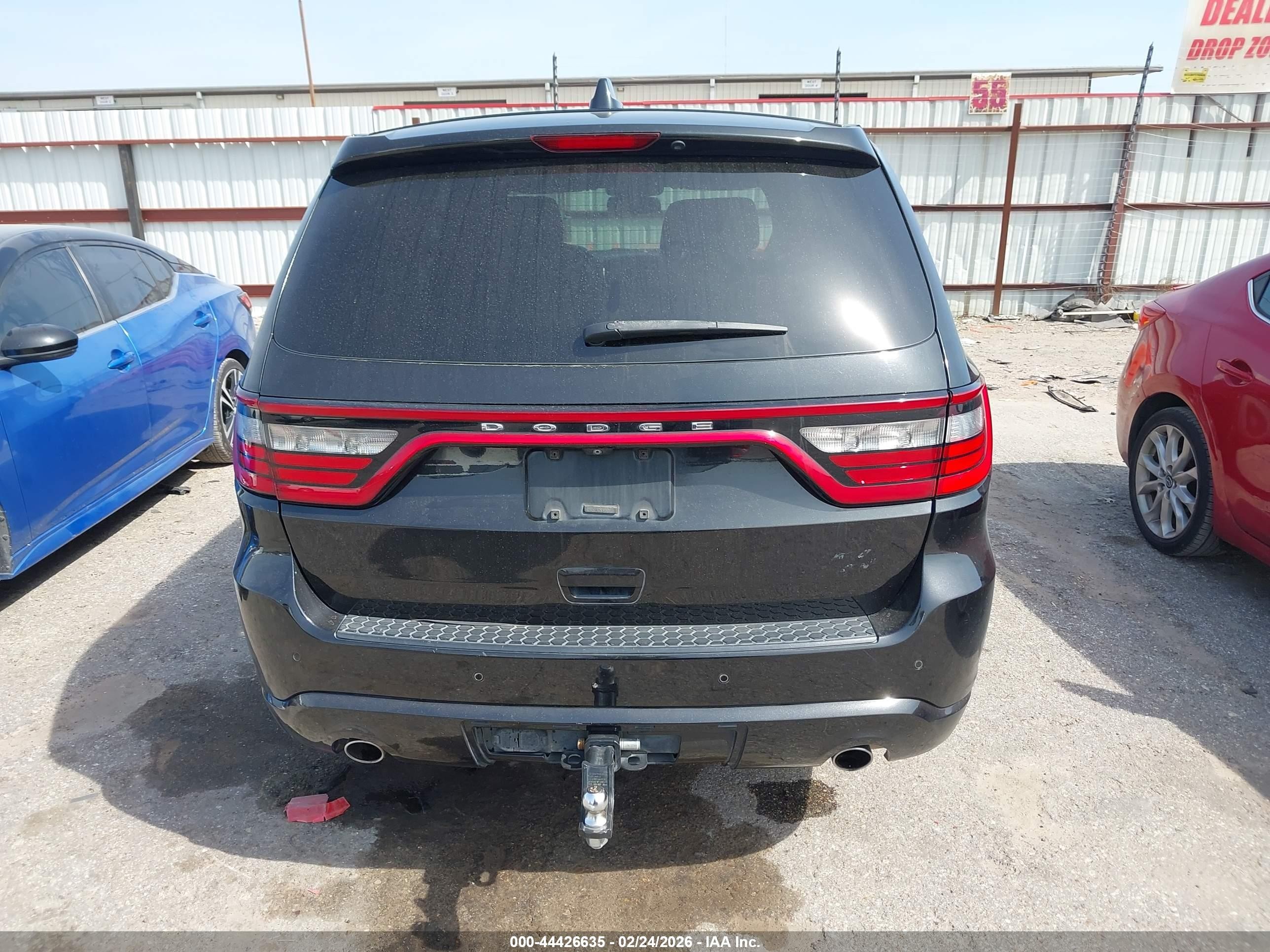 2014 Dodge Durango R/t Black vin: 1C4SDJCT3EC446254