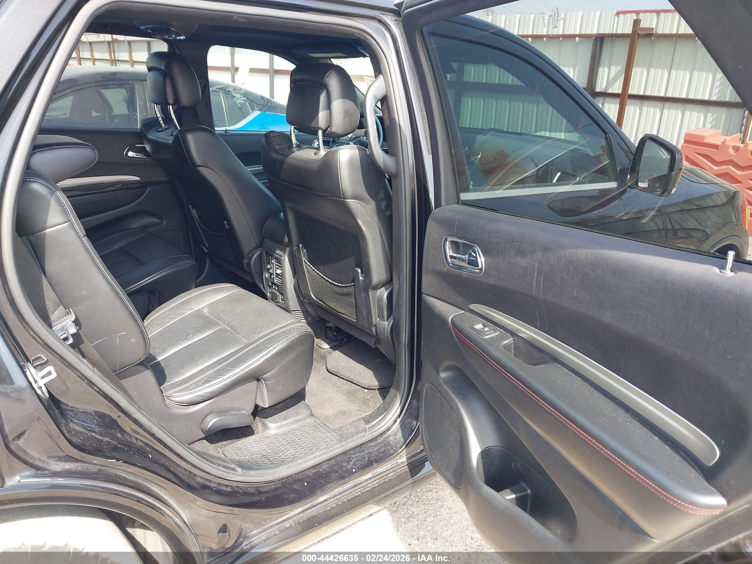 2014 Dodge Durango R/t Black vin: 1C4SDJCT3EC446254