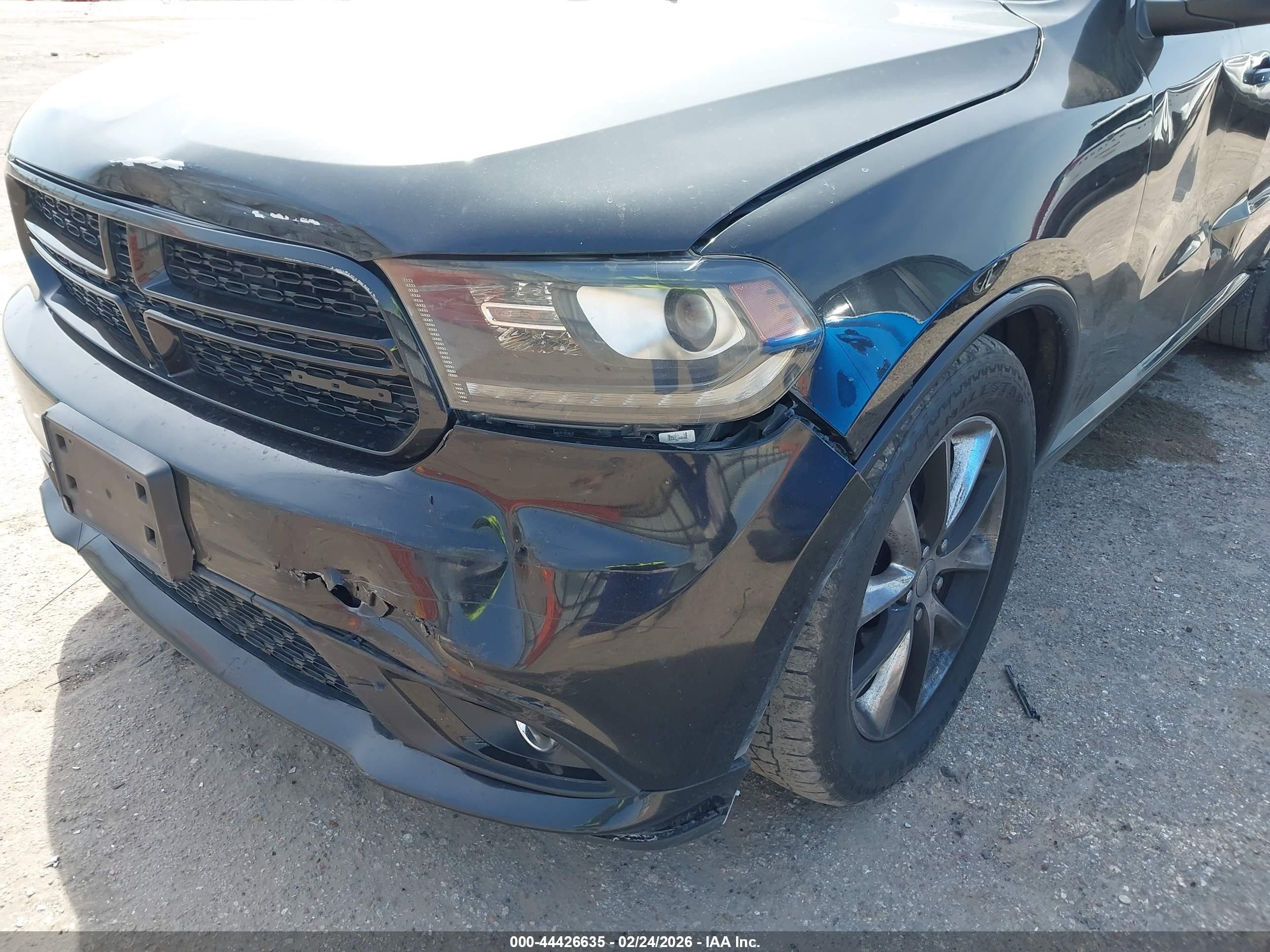 2014 Dodge Durango R/t Black vin: 1C4SDJCT3EC446254