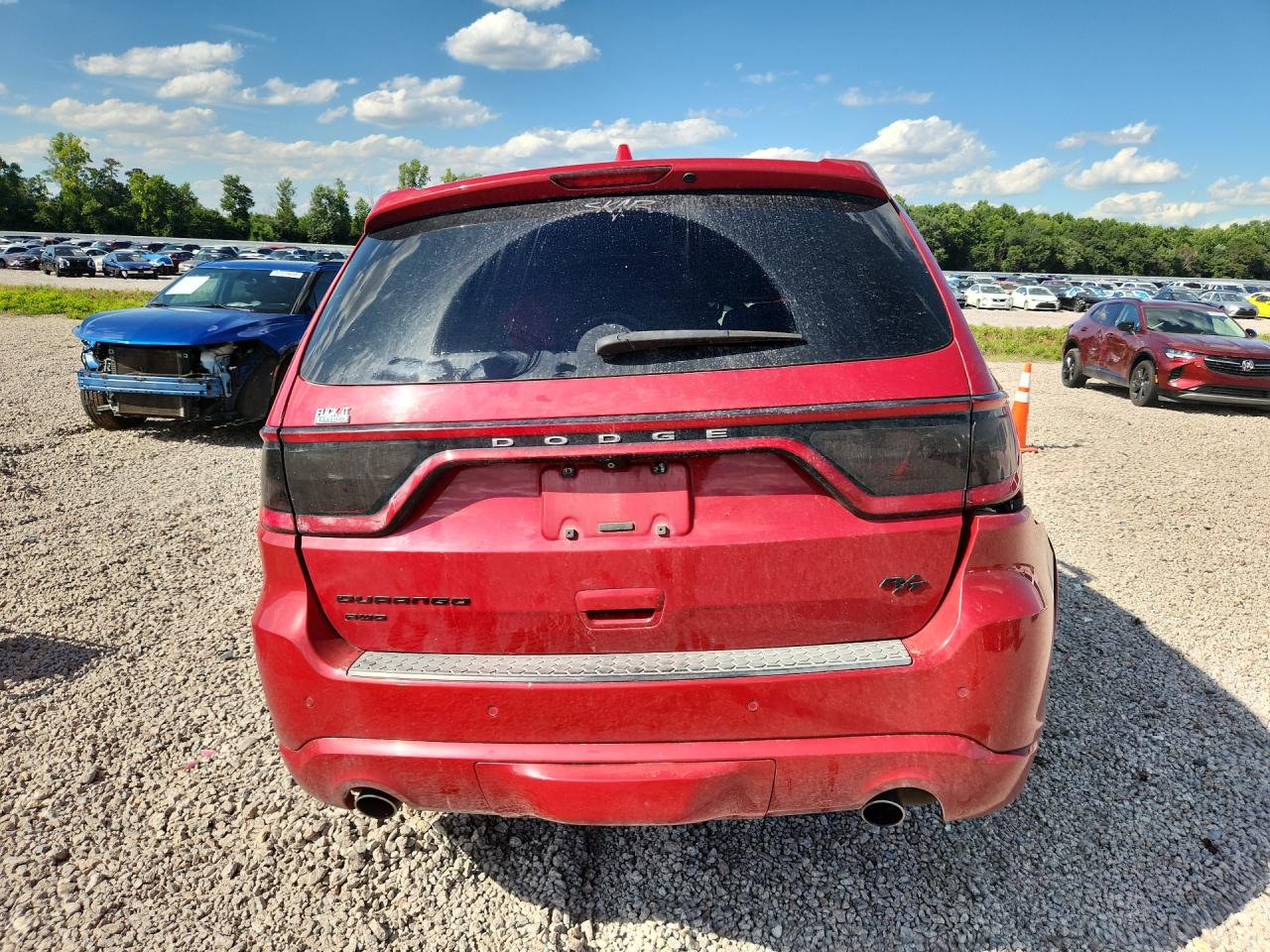 2015 Dodge Durango R Красный vin: 1C4SDJCT3FC811226