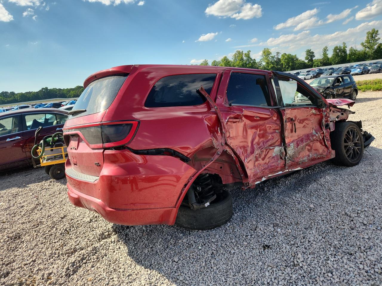 2015 Dodge Durango R Красный vin: 1C4SDJCT3FC811226