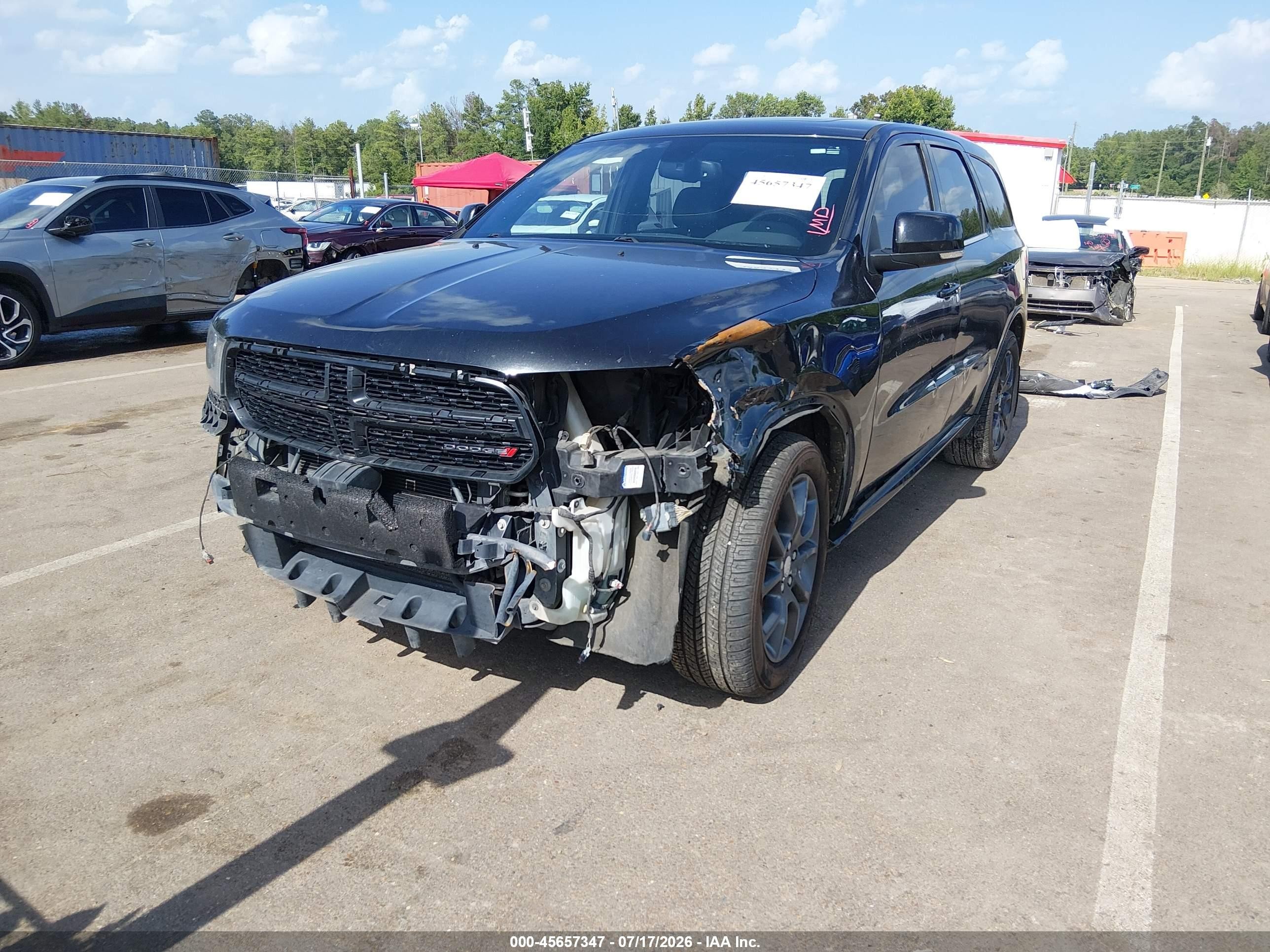 2015 Dodge Durango R/t Black vin: 1C4SDJCT3FC927395