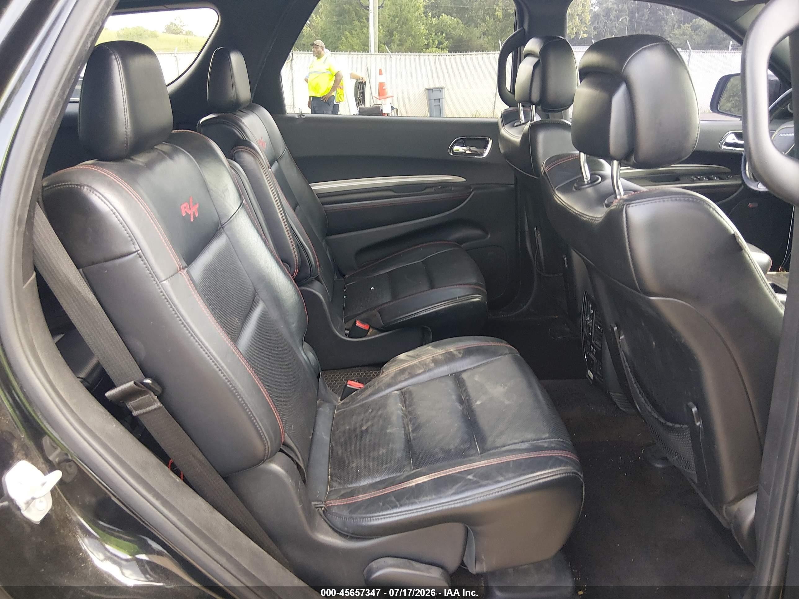 2015 Dodge Durango R/t Black vin: 1C4SDJCT3FC927395