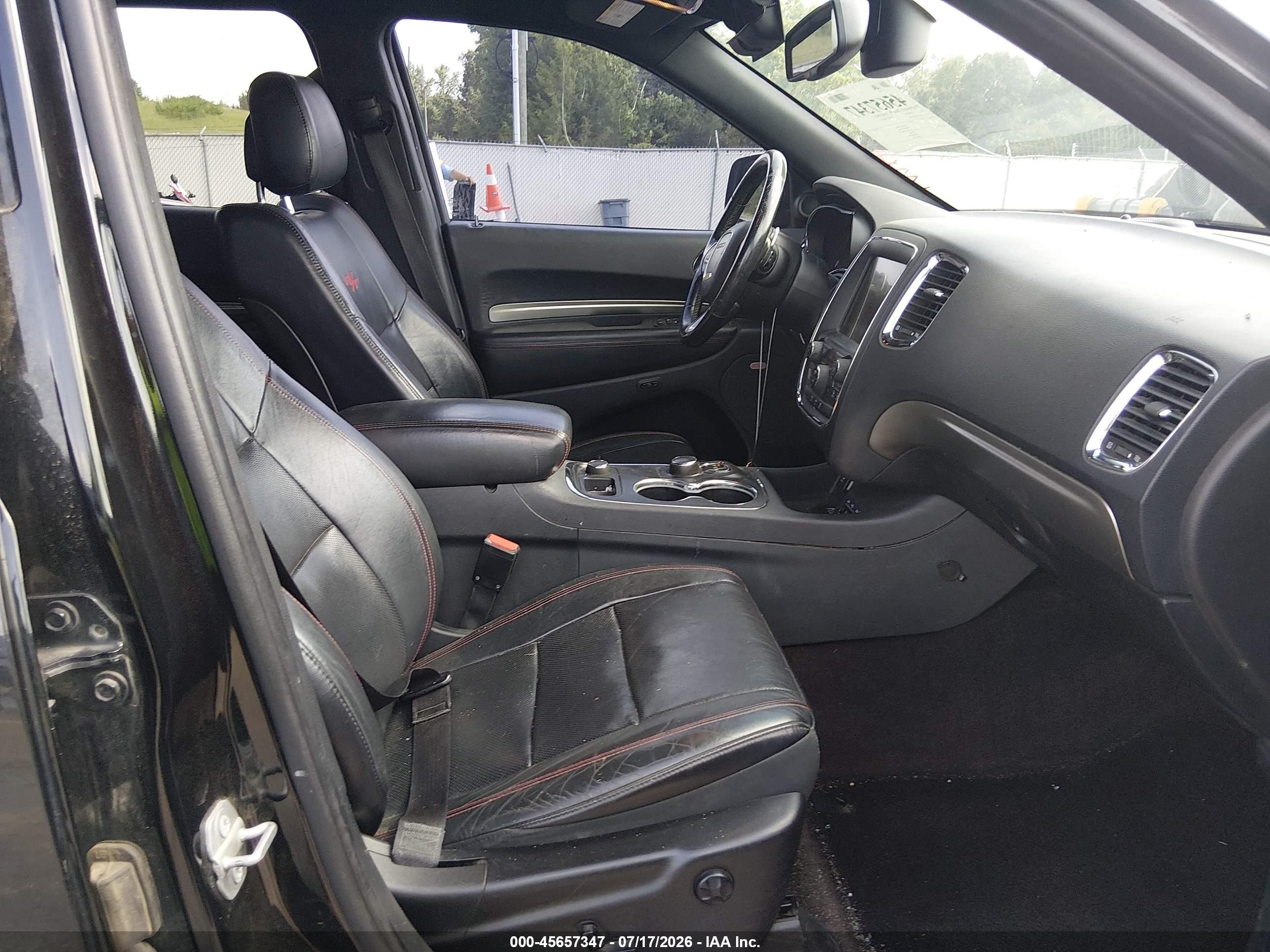 2015 Dodge Durango R/t Black vin: 1C4SDJCT3FC927395