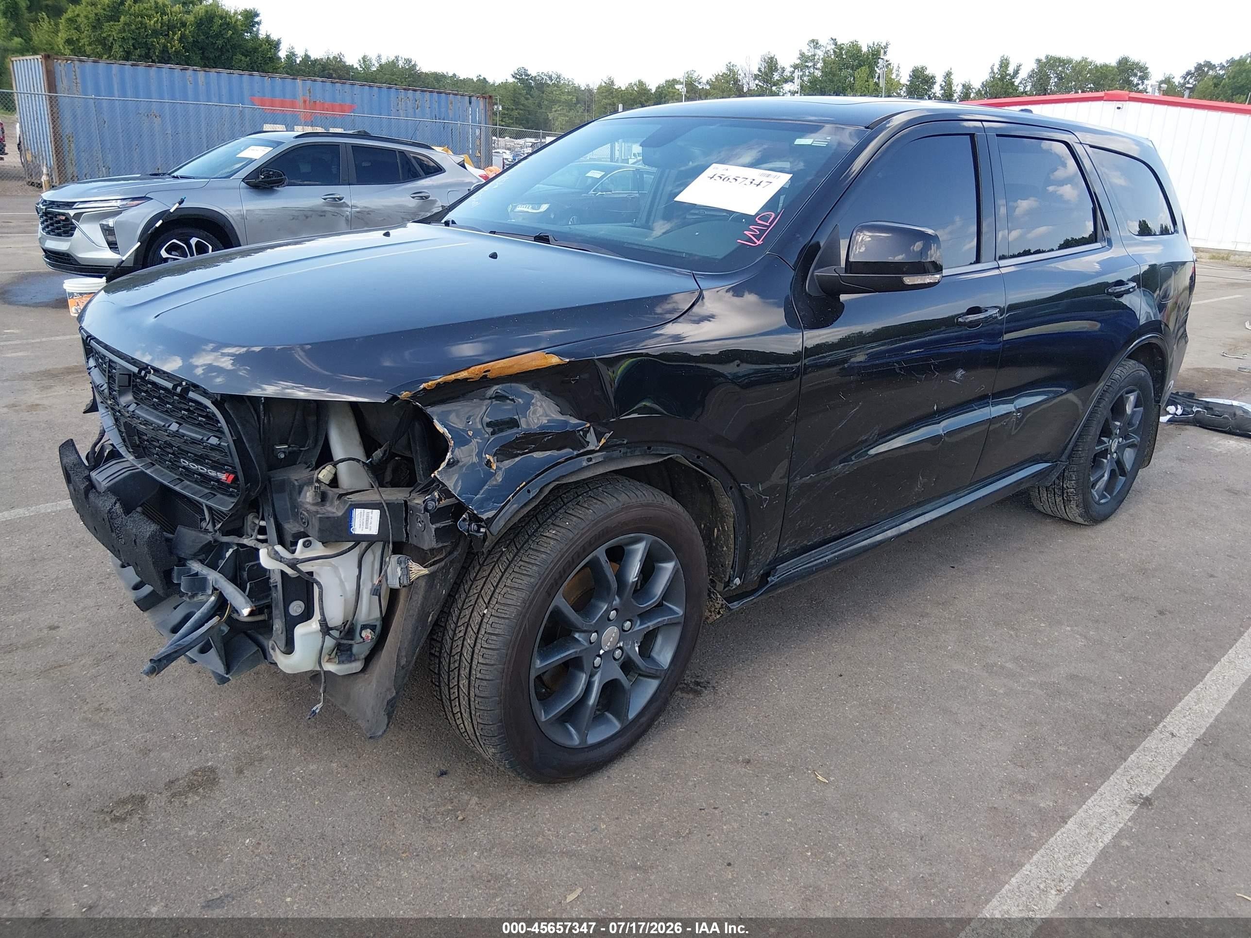 2015 Dodge Durango R/t Black vin: 1C4SDJCT3FC927395