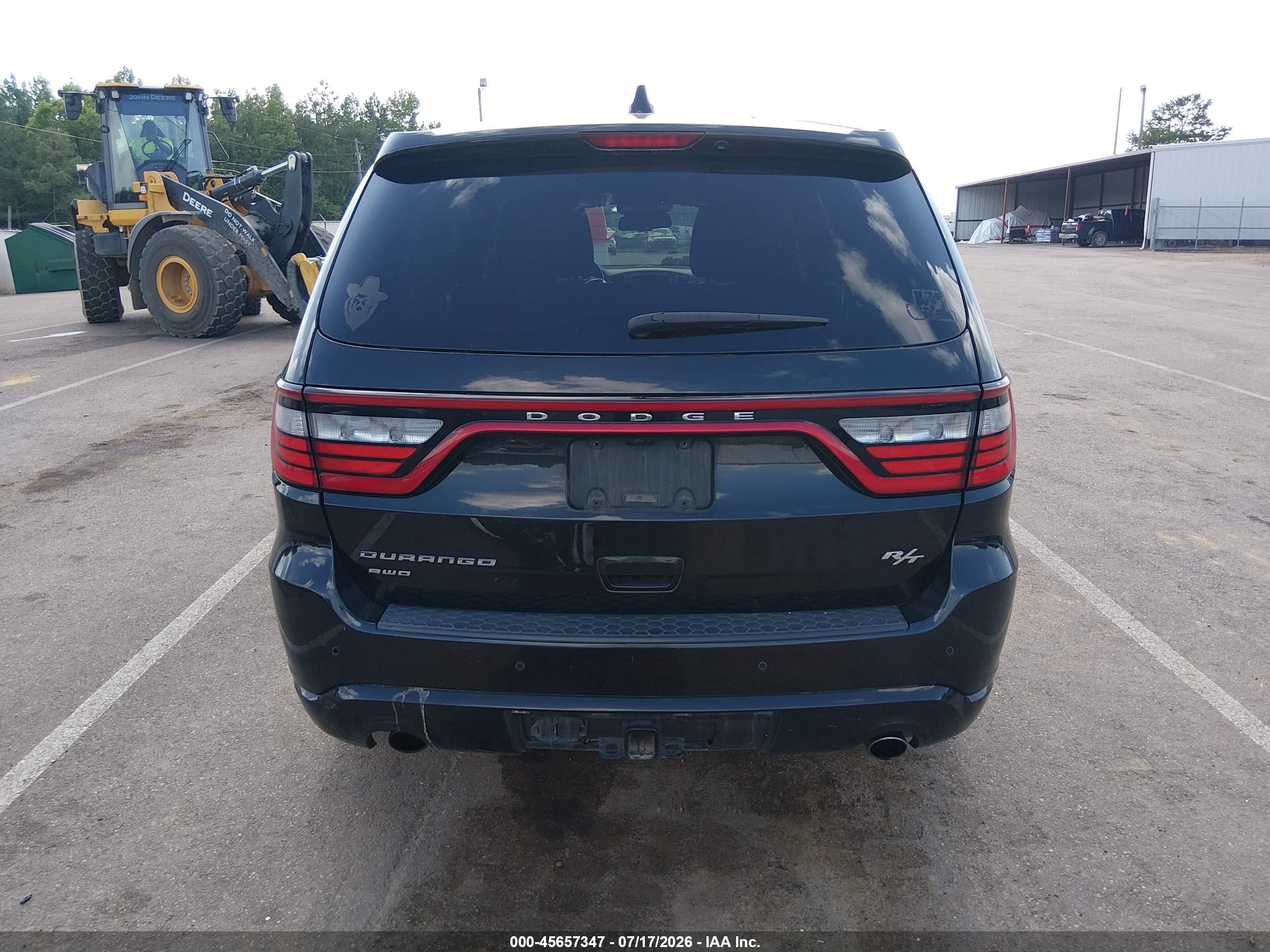 2015 Dodge Durango R/t Black vin: 1C4SDJCT3FC927395