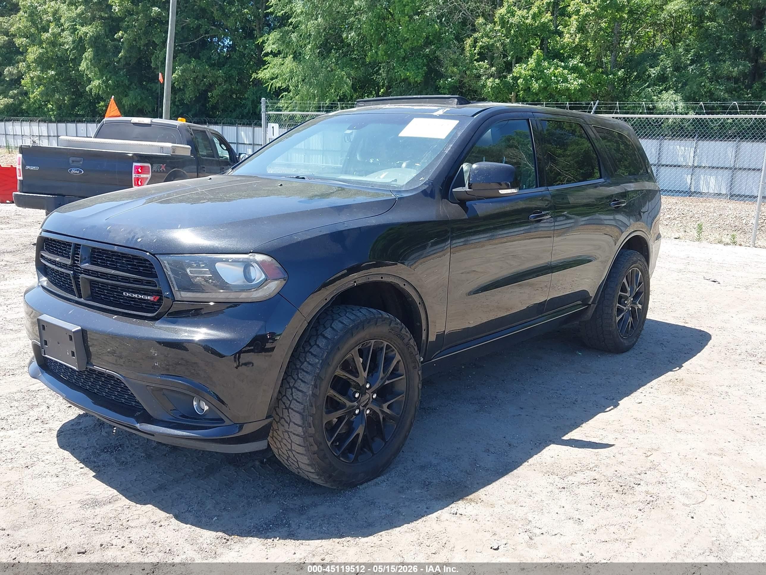 2015 Dodge Durango R/t Black vin: 1C4SDJCT3FC953785