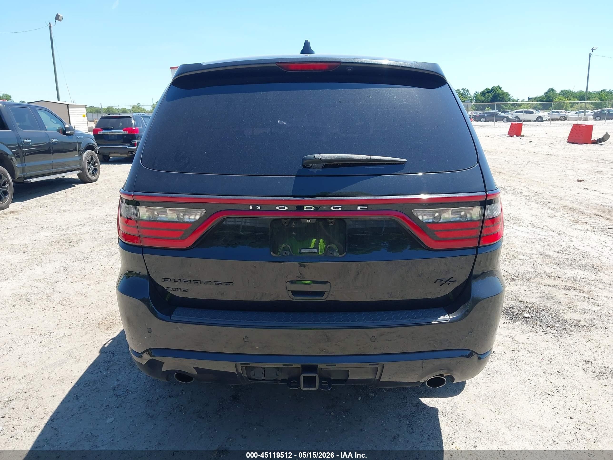 2015 Dodge Durango R/t Black vin: 1C4SDJCT3FC953785
