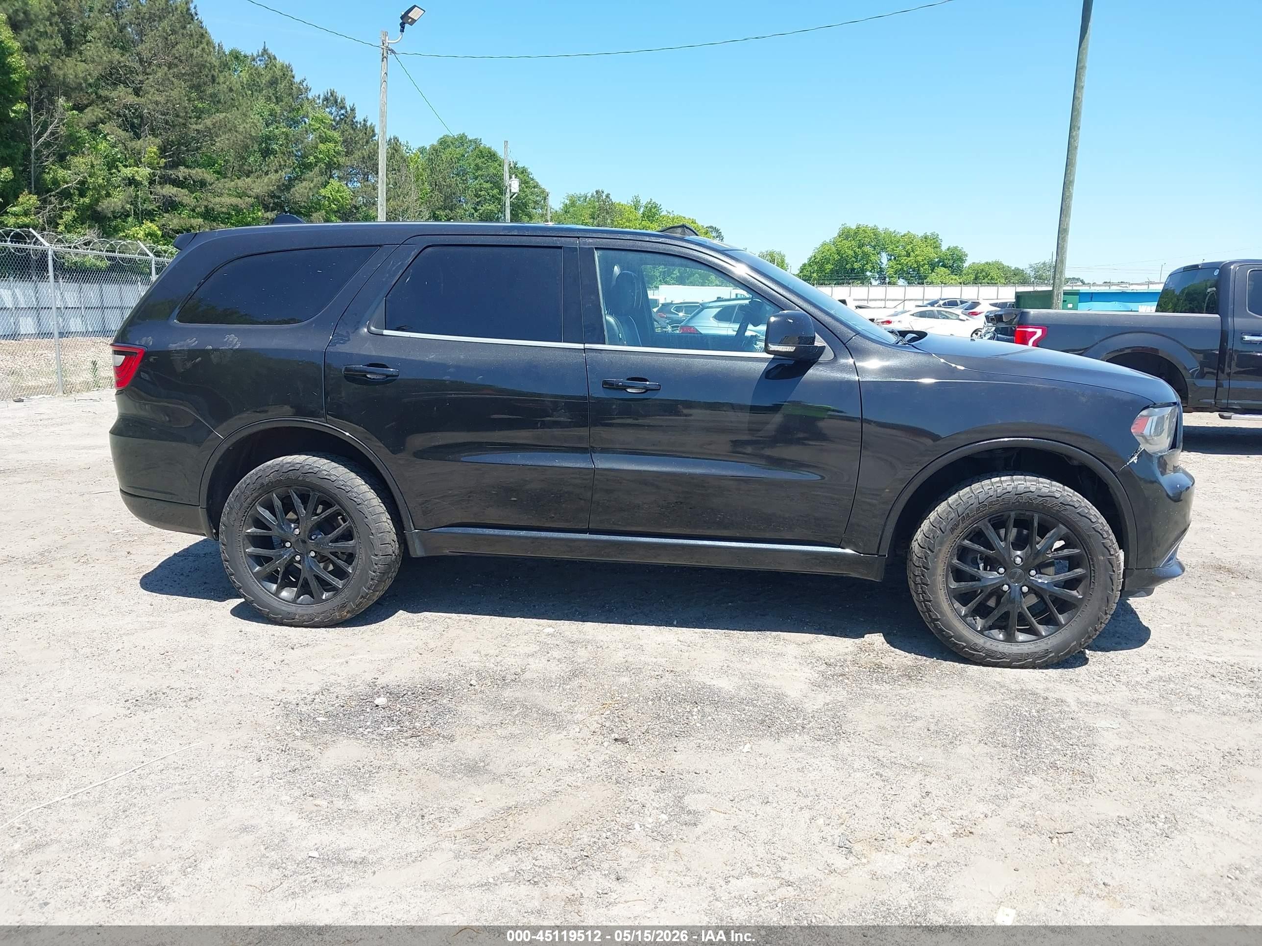 2015 Dodge Durango R/t Black vin: 1C4SDJCT3FC953785