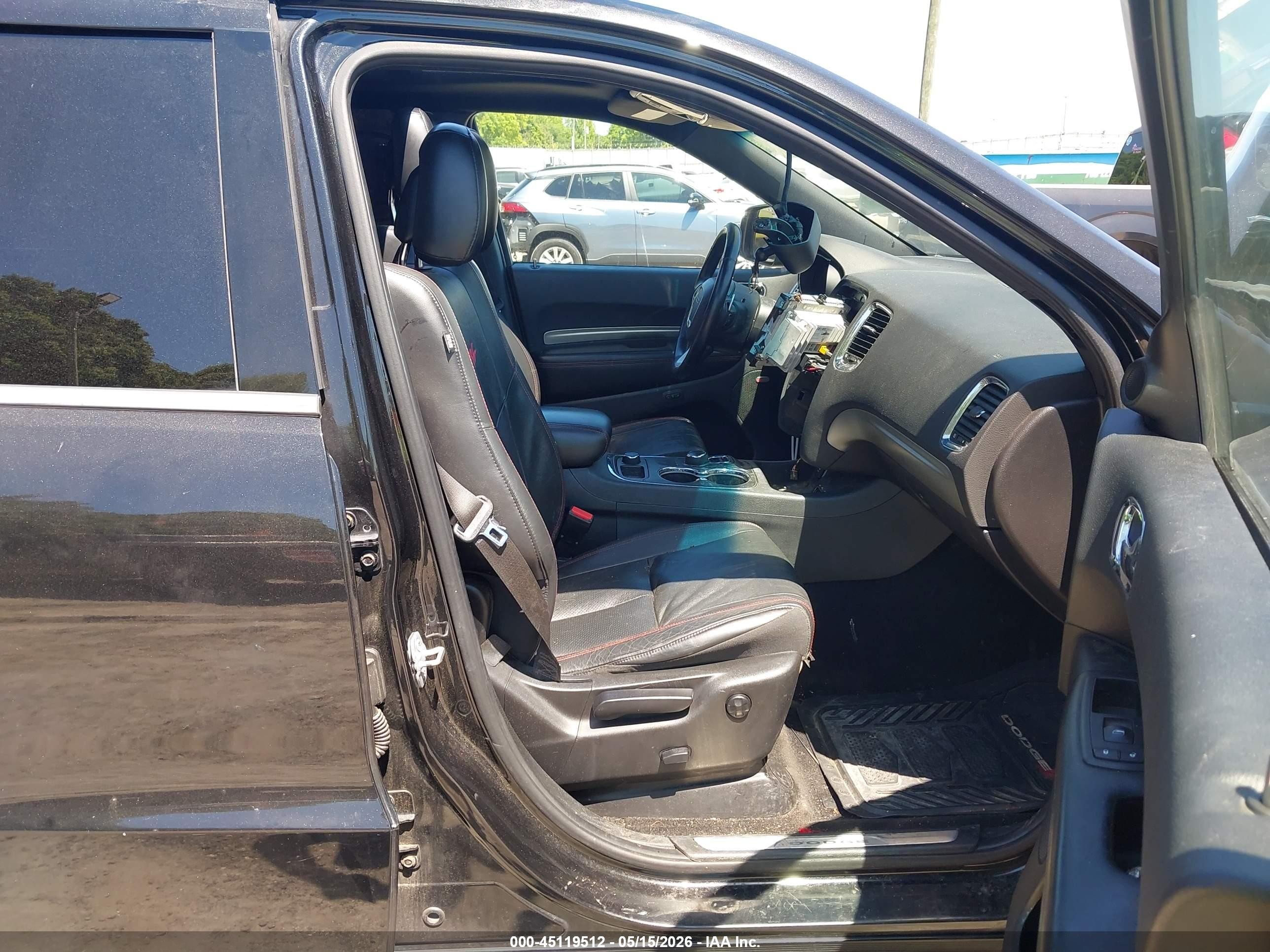2015 Dodge Durango R/t Black vin: 1C4SDJCT3FC953785