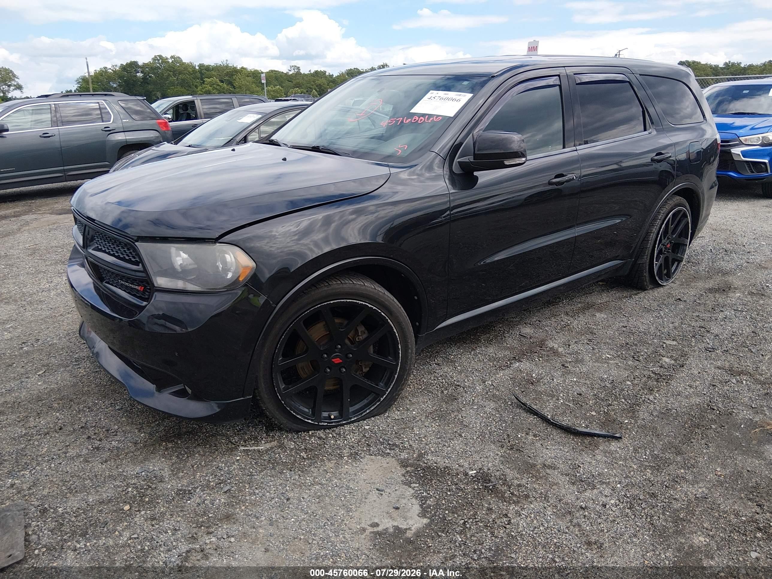 2013 Dodge Durango R/t Black vin: 1C4SDJCT4DC559337