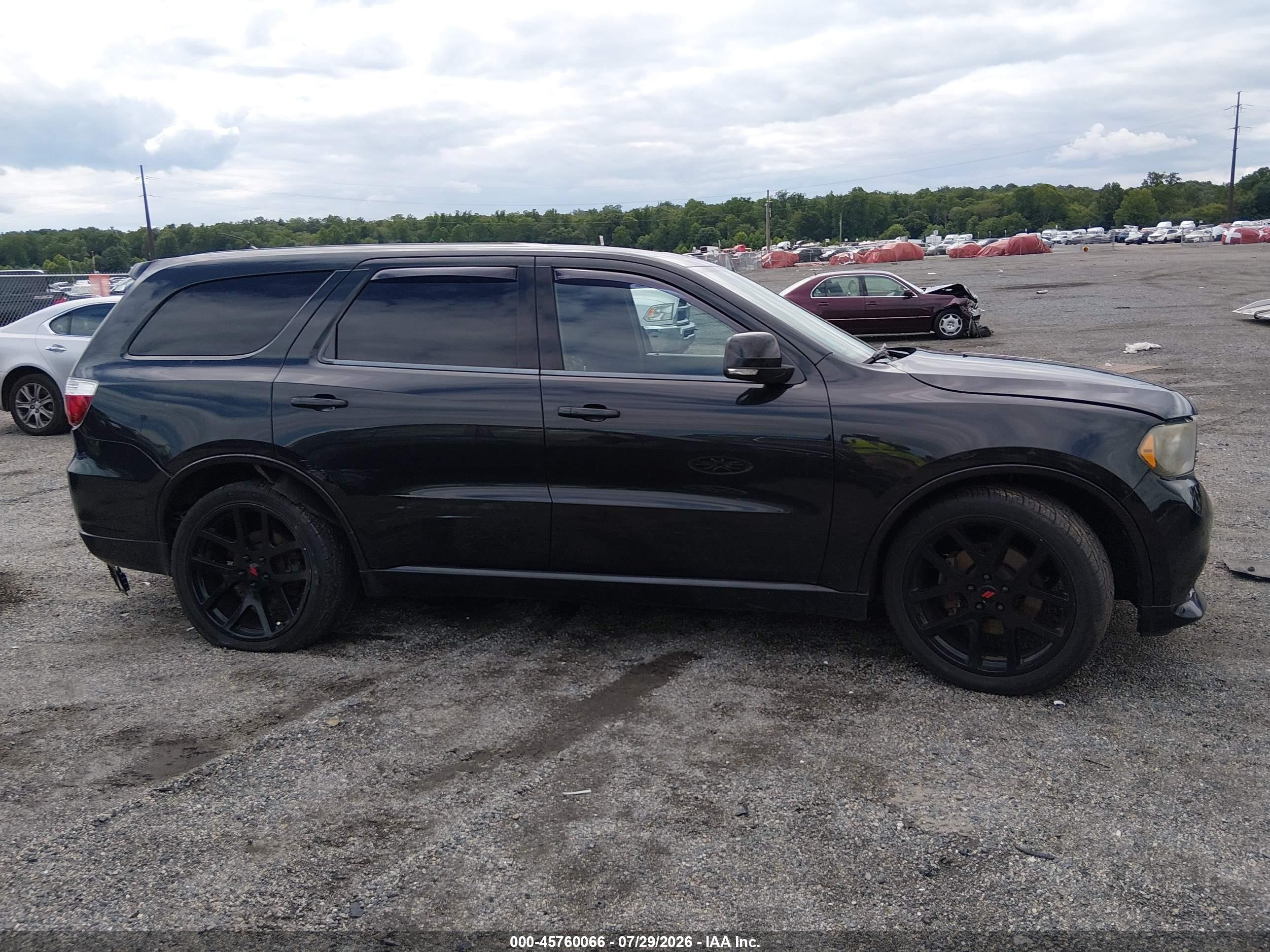 2013 Dodge Durango R/t Black vin: 1C4SDJCT4DC559337