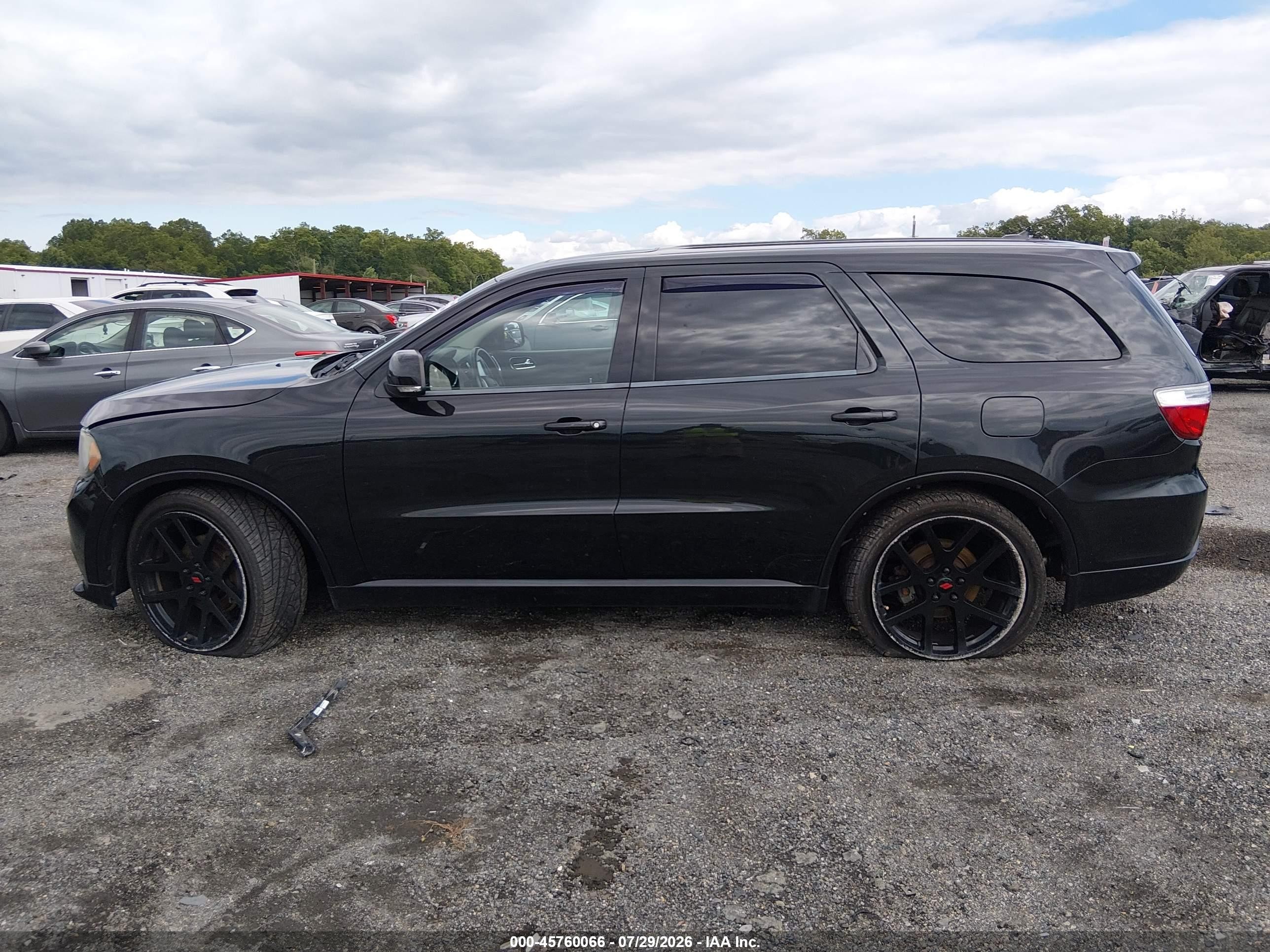 2013 Dodge Durango R/t Black vin: 1C4SDJCT4DC559337