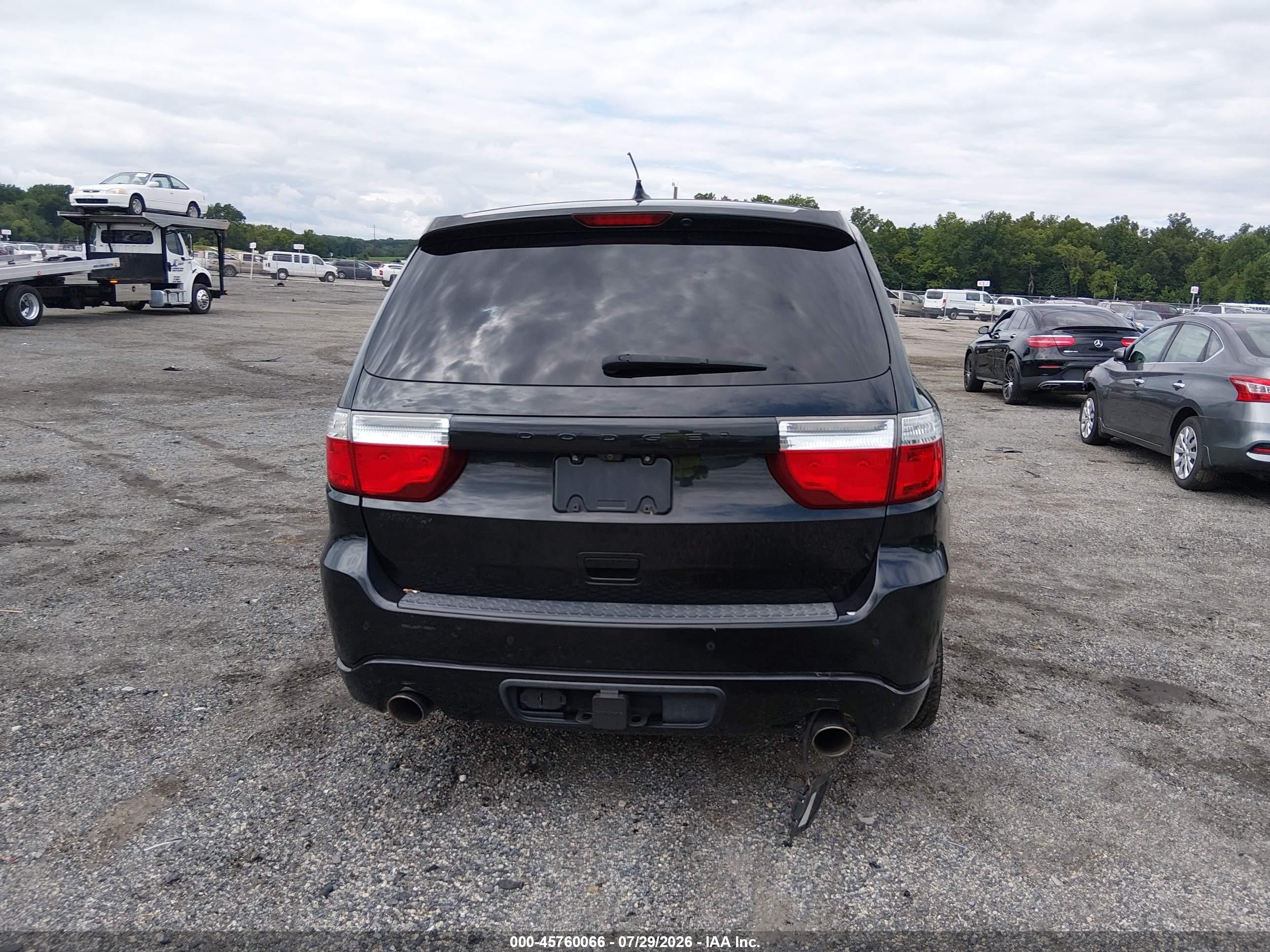 2013 Dodge Durango R/t Black vin: 1C4SDJCT4DC559337