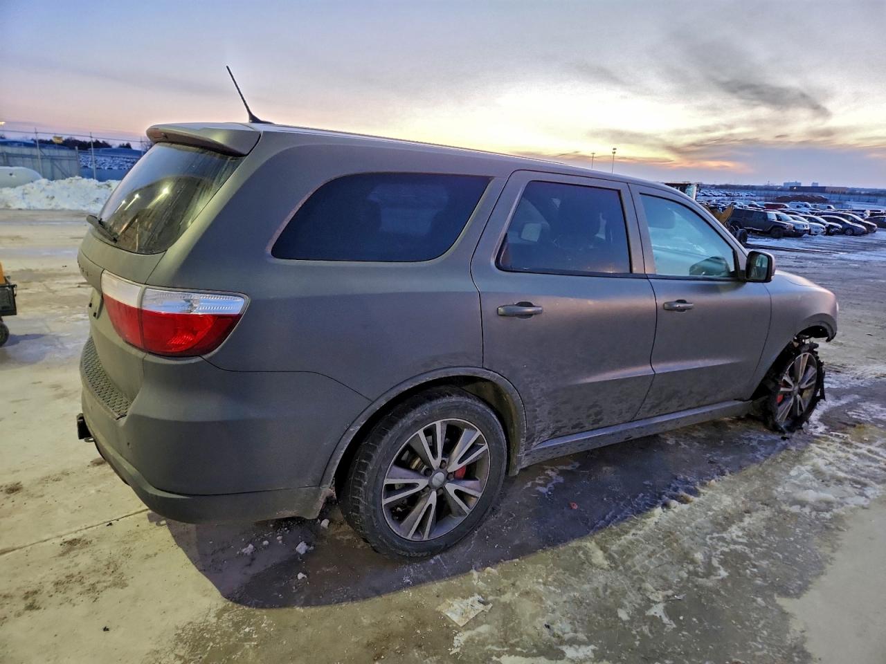 2013 Dodge Durango R/t Gray vin: 1C4SDJCT4DC597179