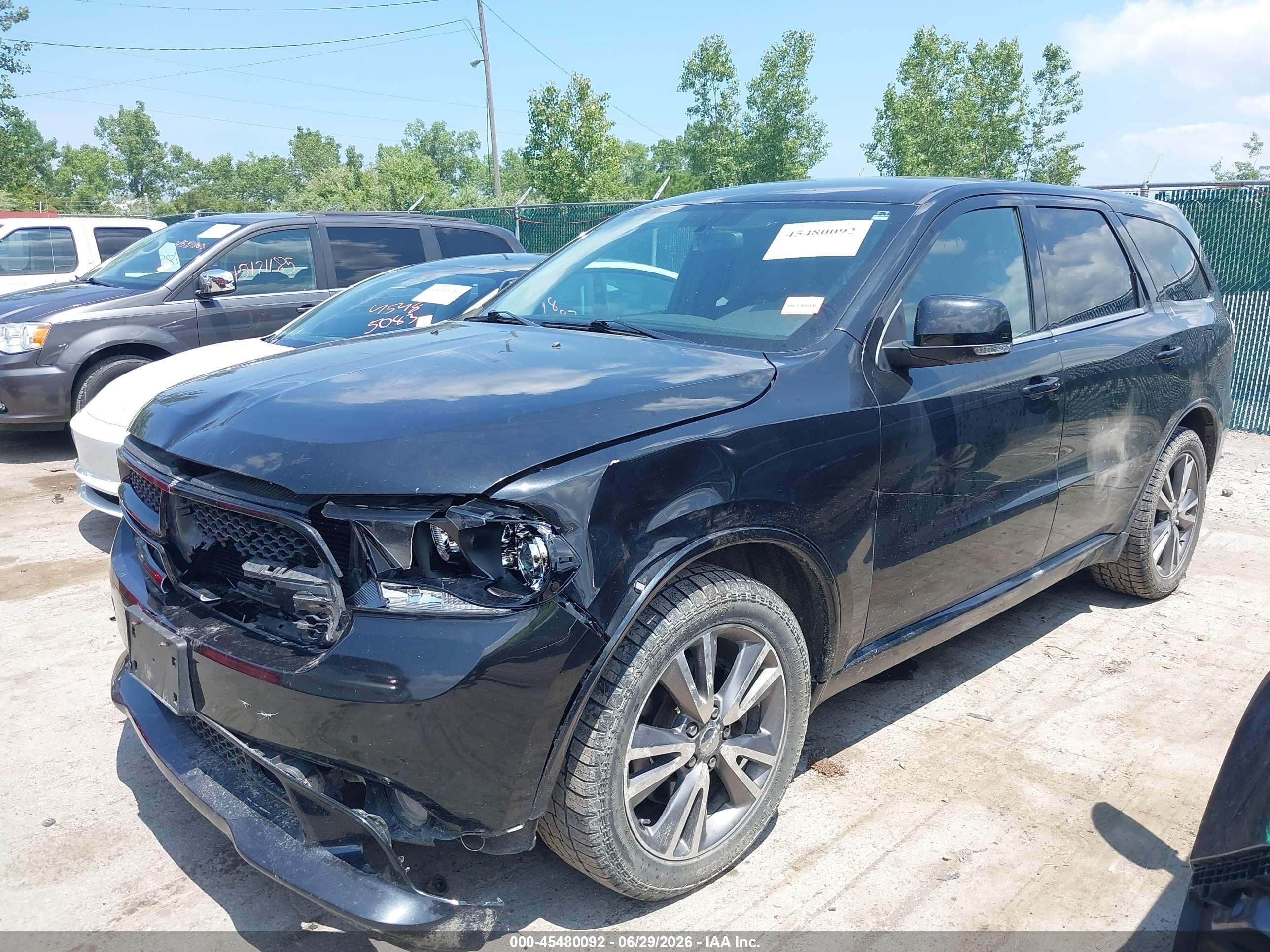 2013 Dodge Durango R/t Черный vin: 1C4SDJCT4DC683379