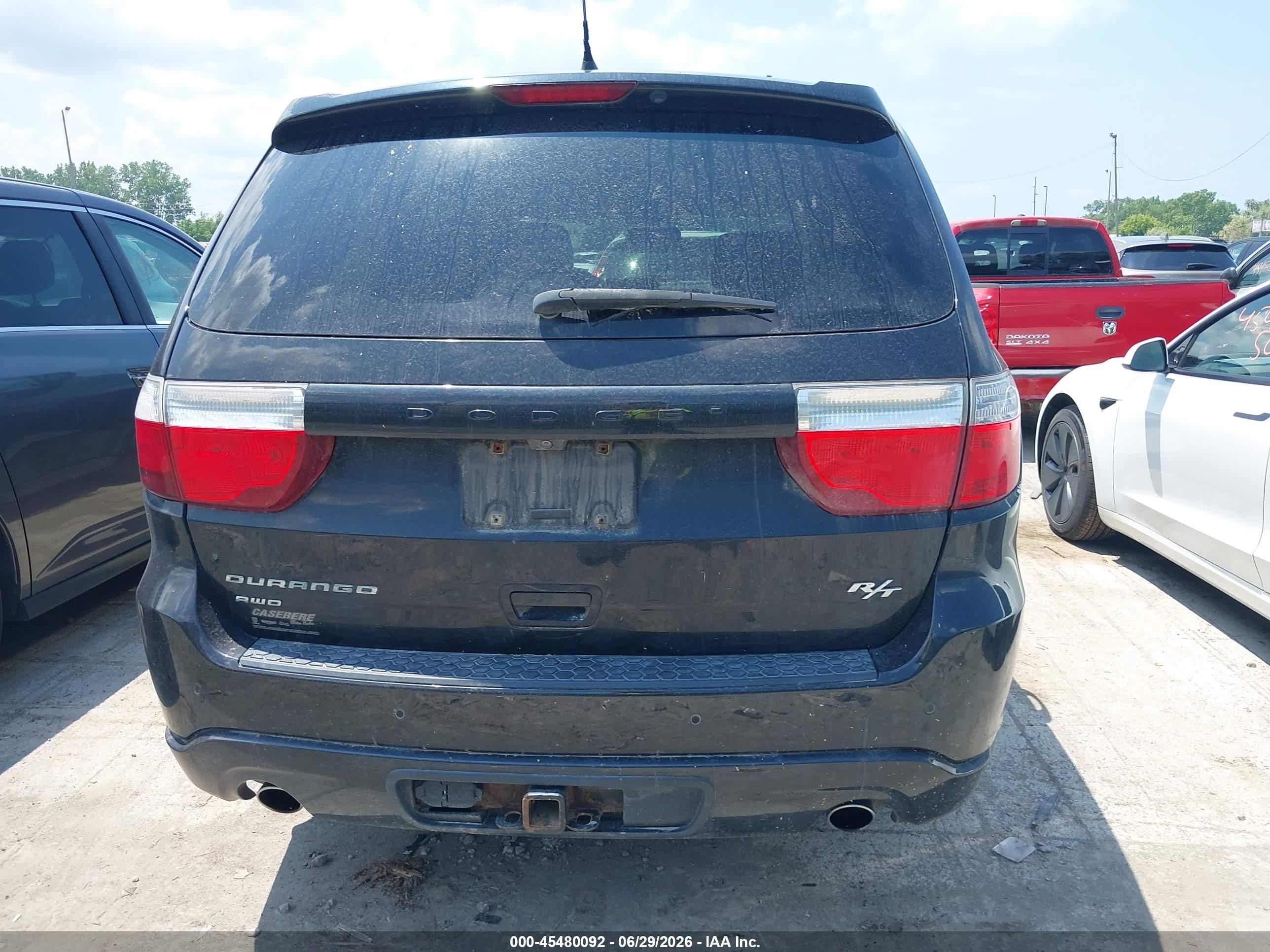 2013 Dodge Durango R/t Черный vin: 1C4SDJCT4DC683379
