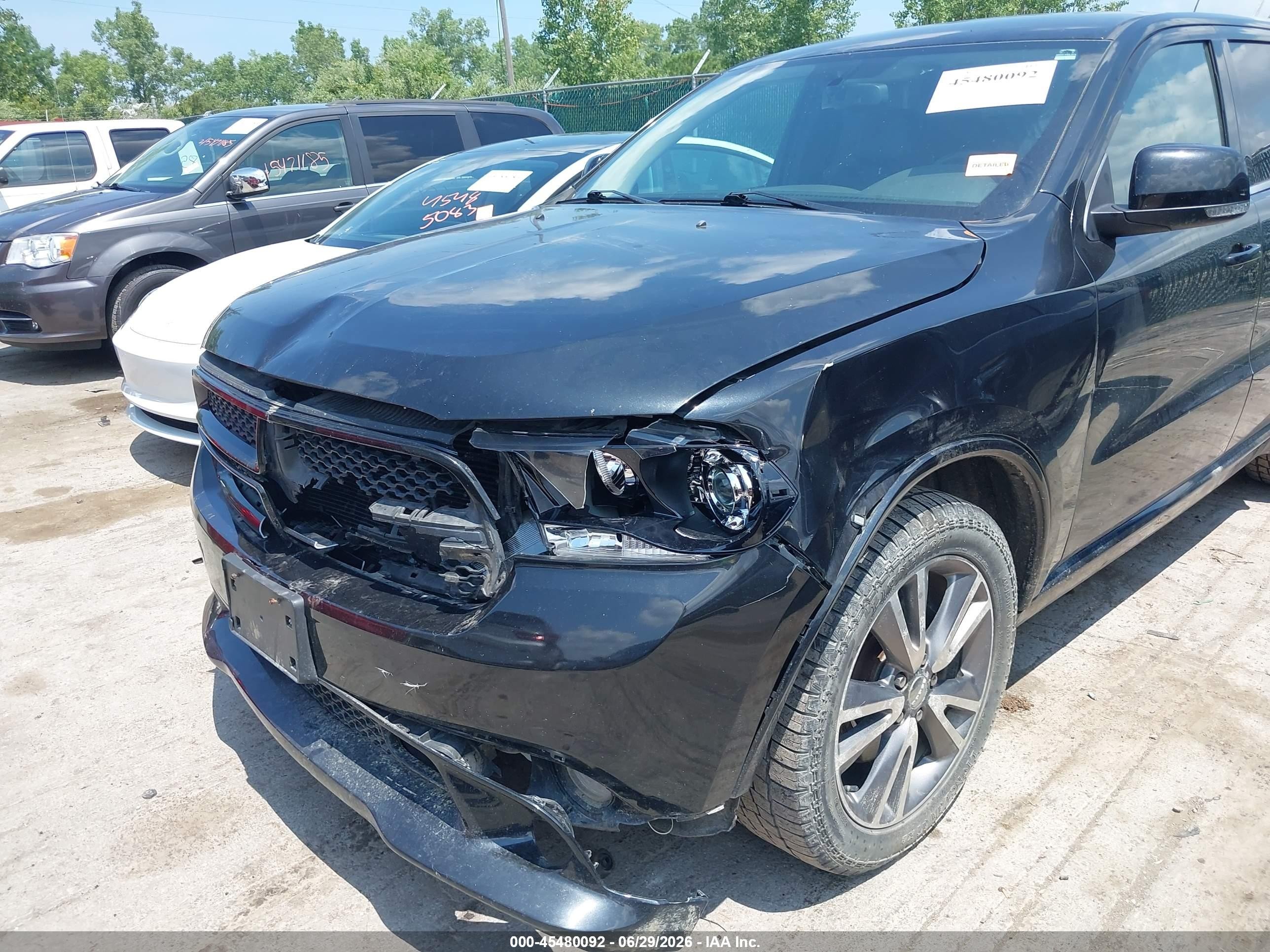2013 Dodge Durango R/t Черный vin: 1C4SDJCT4DC683379