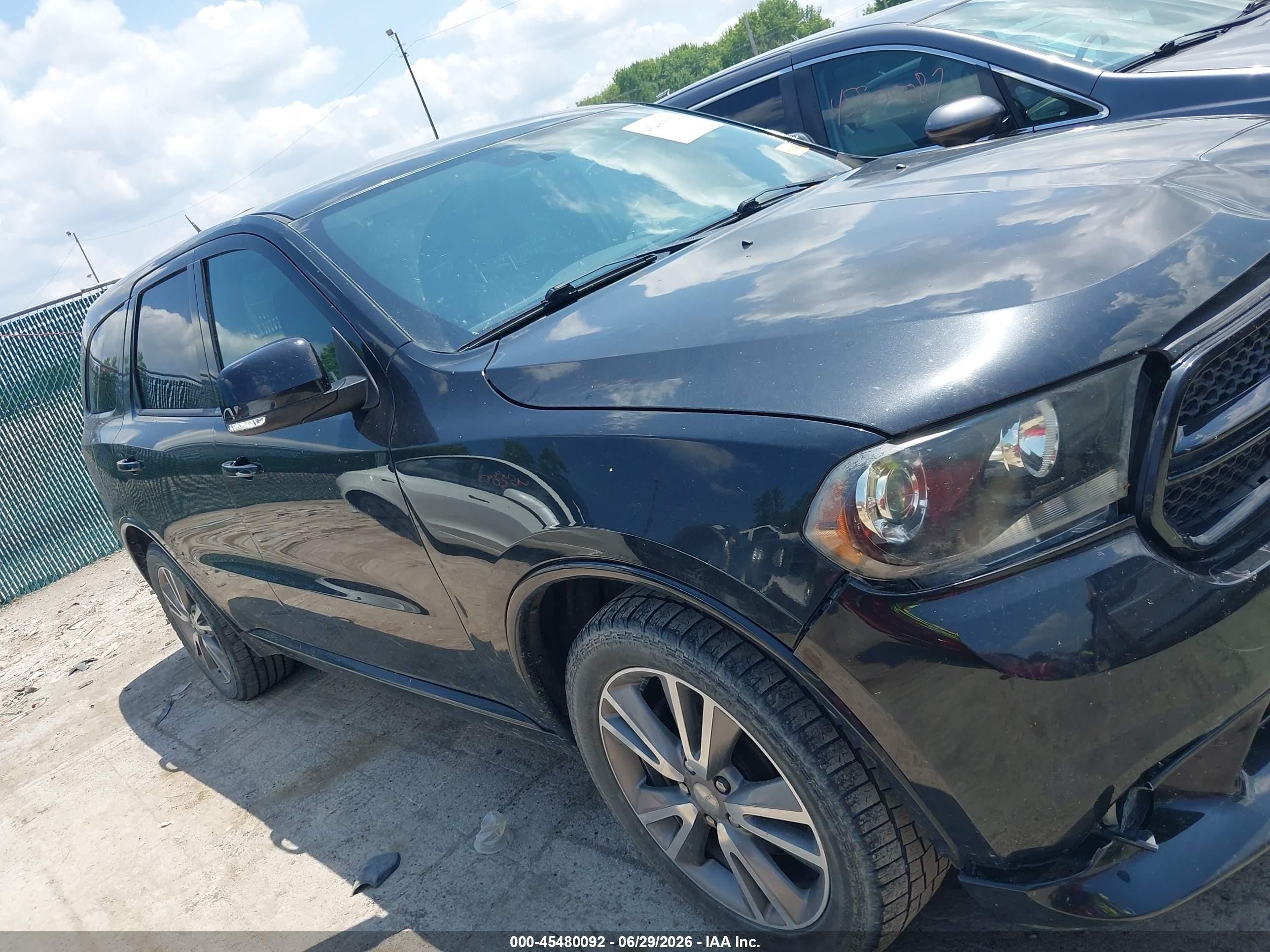 2013 Dodge Durango R/t Черный vin: 1C4SDJCT4DC683379