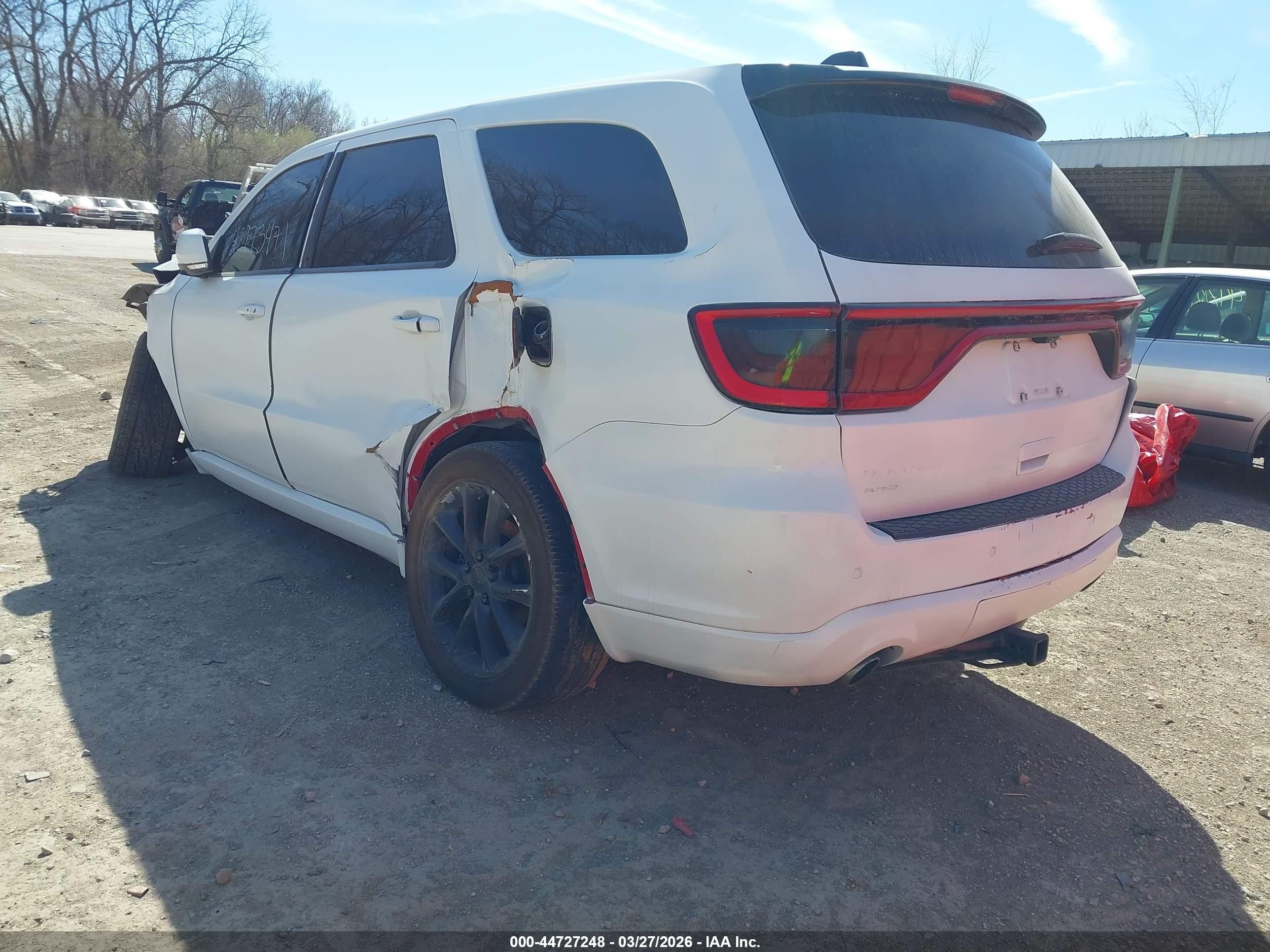 2014 Dodge Durango R/t White vin: 1C4SDJCT4EC468280