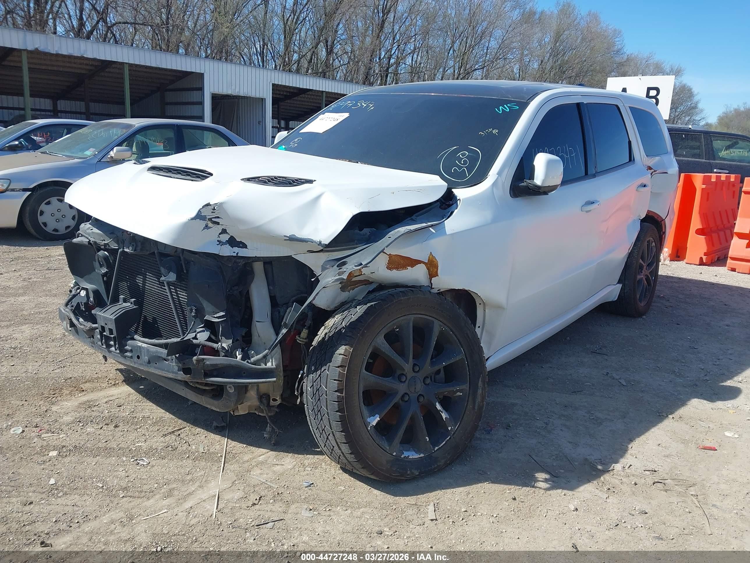 2014 Dodge Durango R/t White vin: 1C4SDJCT4EC468280