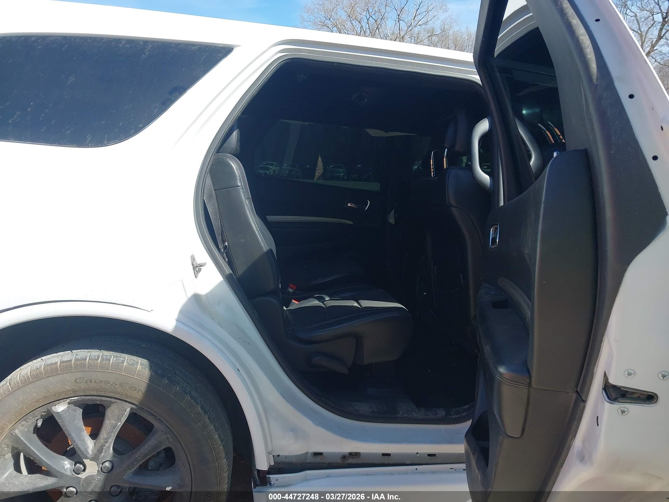 2014 Dodge Durango R/t White vin: 1C4SDJCT4EC468280