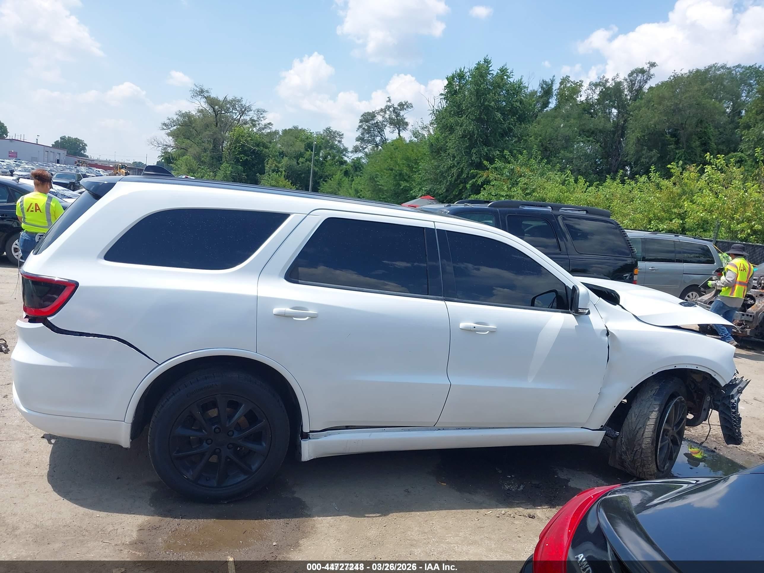 2014 Dodge Durango R/t White vin: 1C4SDJCT4EC468280