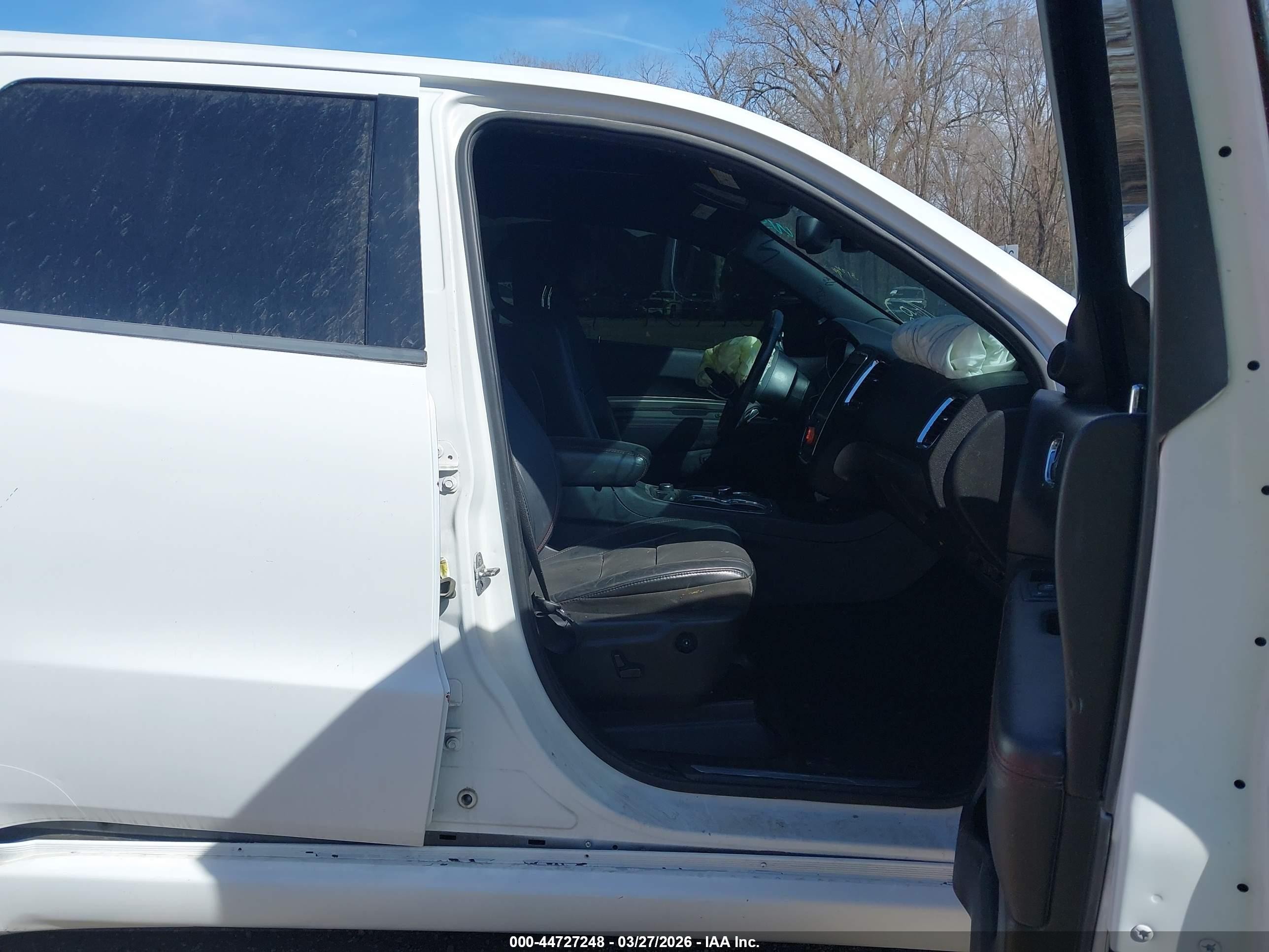 2014 Dodge Durango R/t White vin: 1C4SDJCT4EC468280