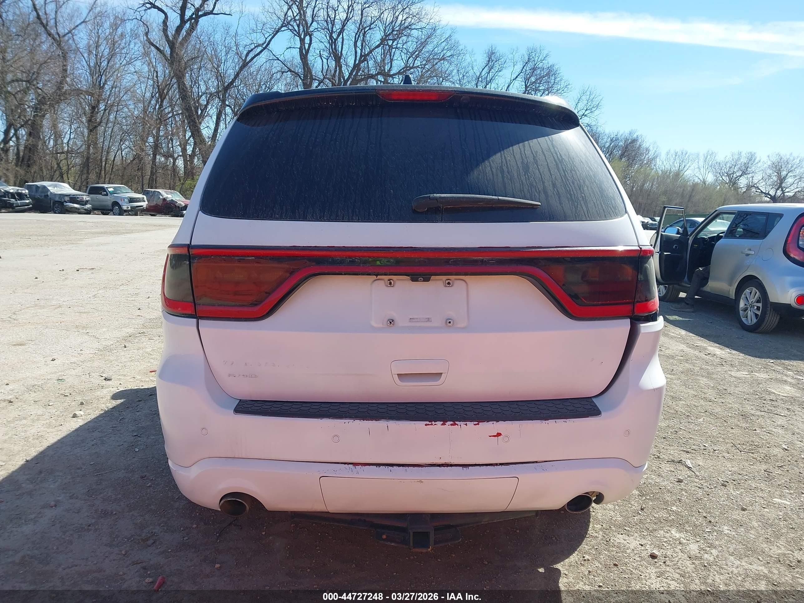 2014 Dodge Durango R/t White vin: 1C4SDJCT4EC468280