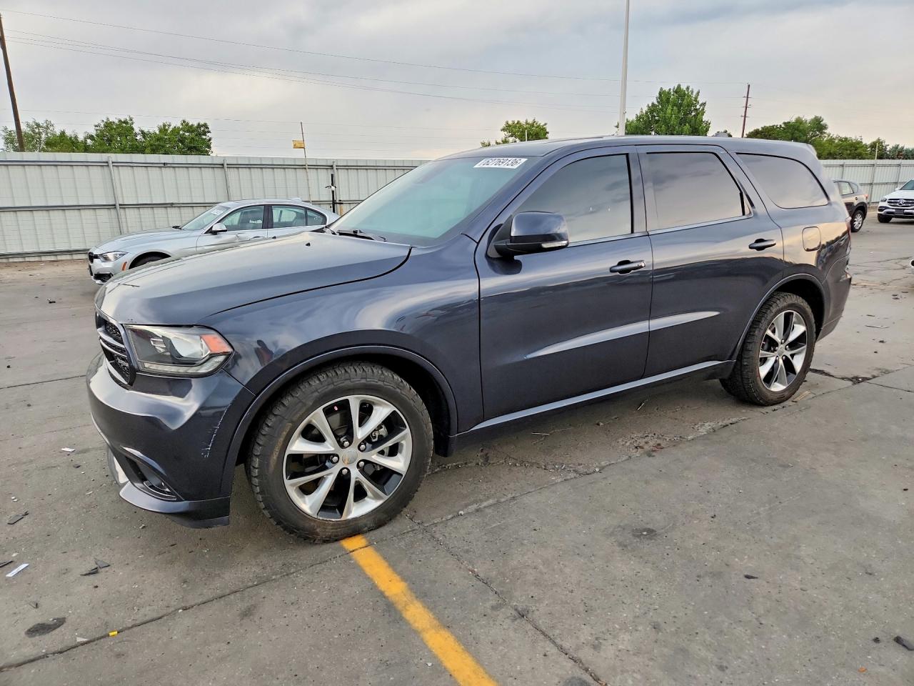 2014 Dodge Durango R/t Gray vin: 1C4SDJCT4EC563017